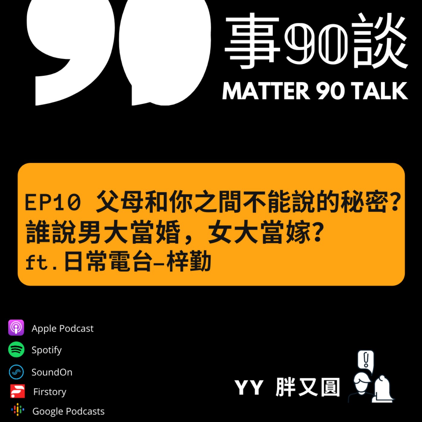 EP 10 父母和你之間不能說的秘密?誰說男大當婚,女大當嫁?feat.日常電台—梓勤 EP 10 父母和你之間不能說的秘密?誰說男大當婚,女大當嫁?feat.日常電台—梓勤