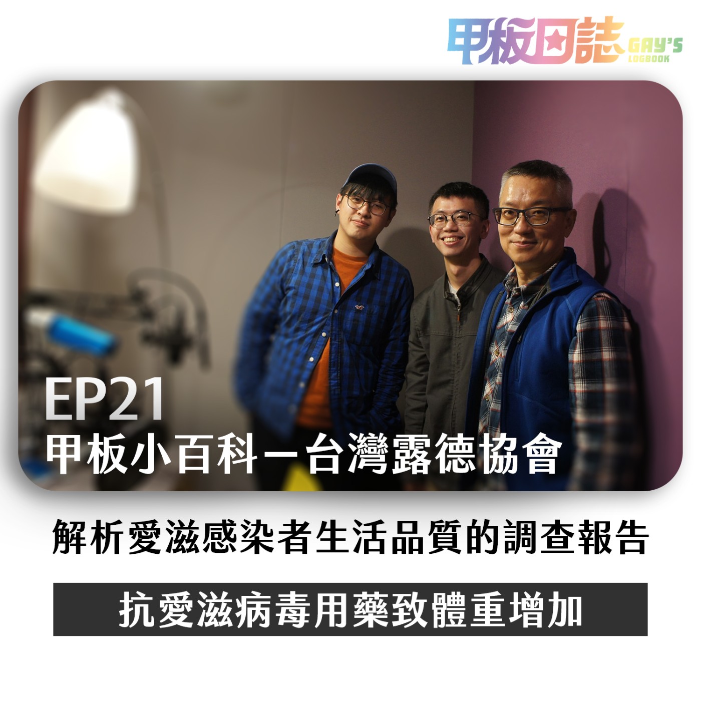 cover of episode 解析｜台灣露德協會2020的愛滋感染者生活品質調查報告，形體焦慮影響下，該如何Be Positive