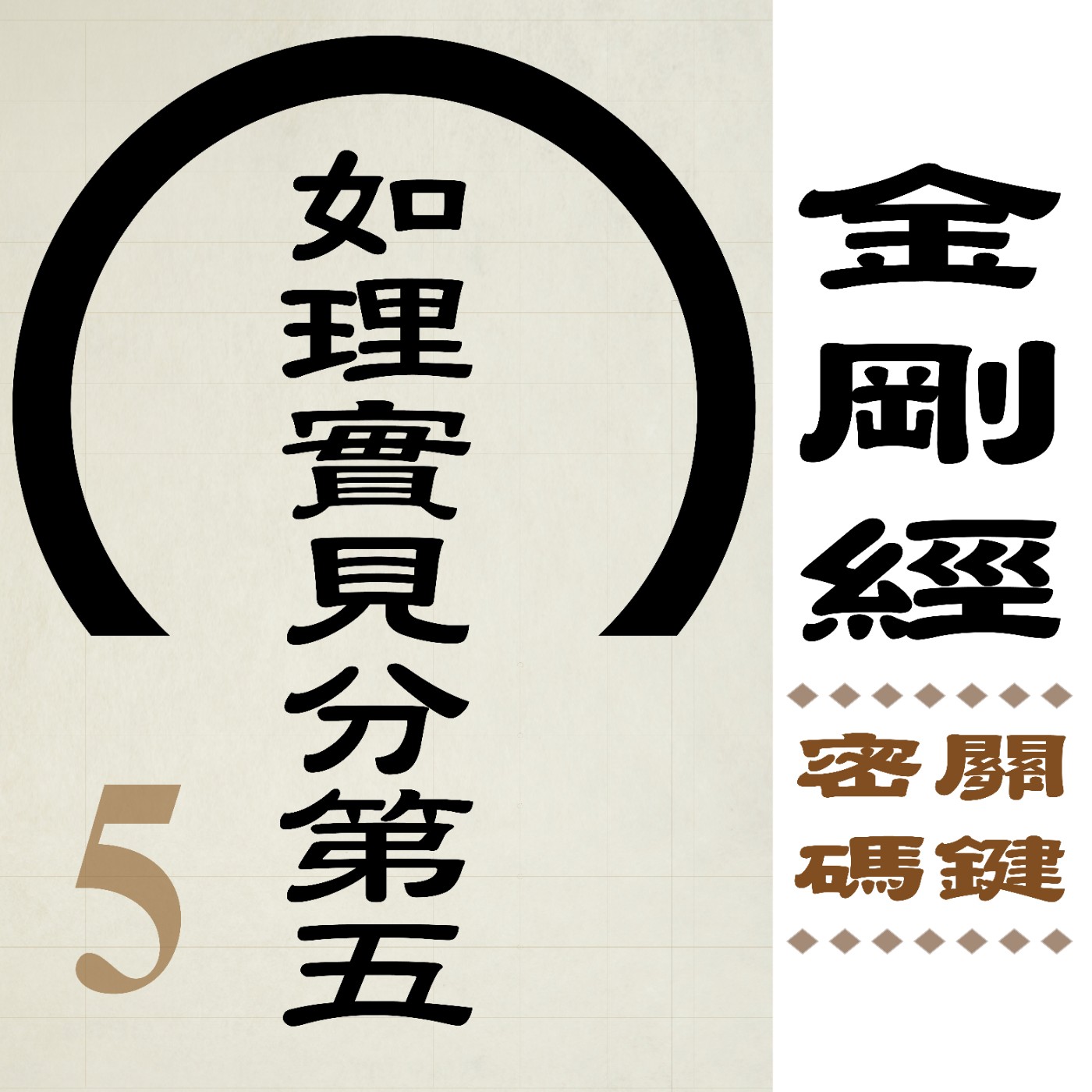 如理實見分第五-「相」與「非相」的習題