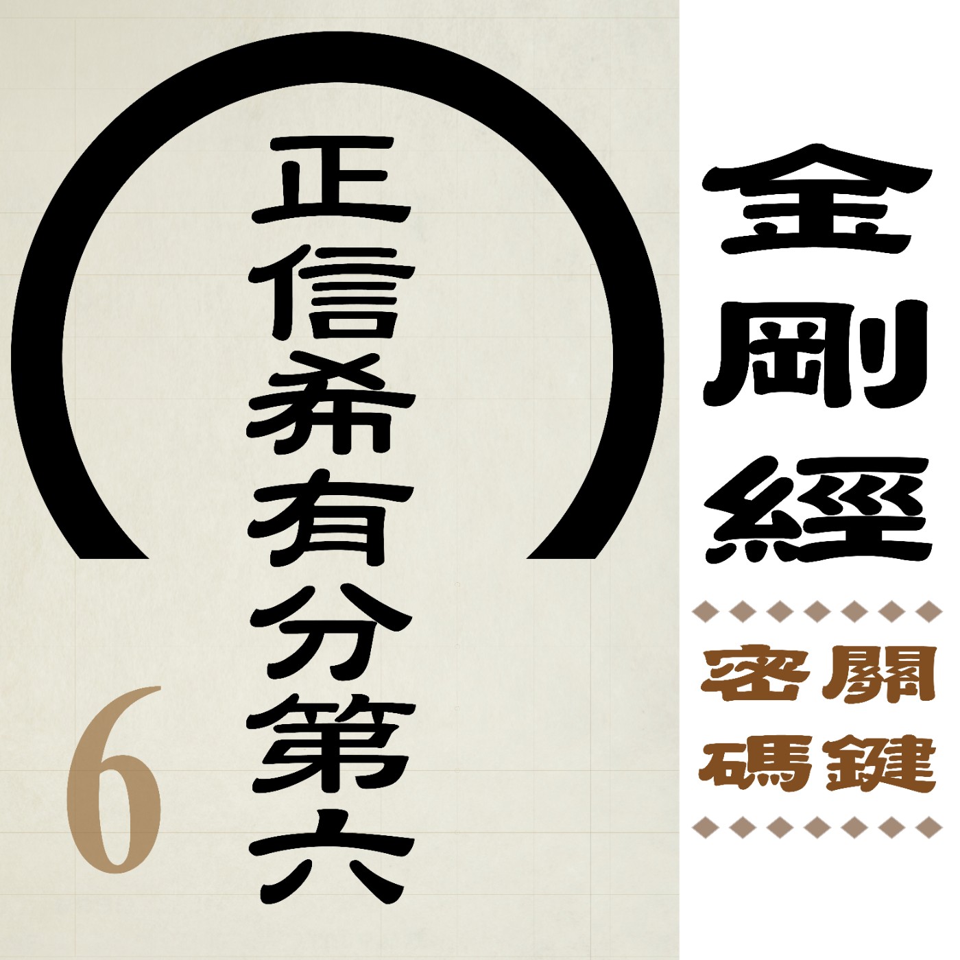 正信希有分第六-信不信有關係?