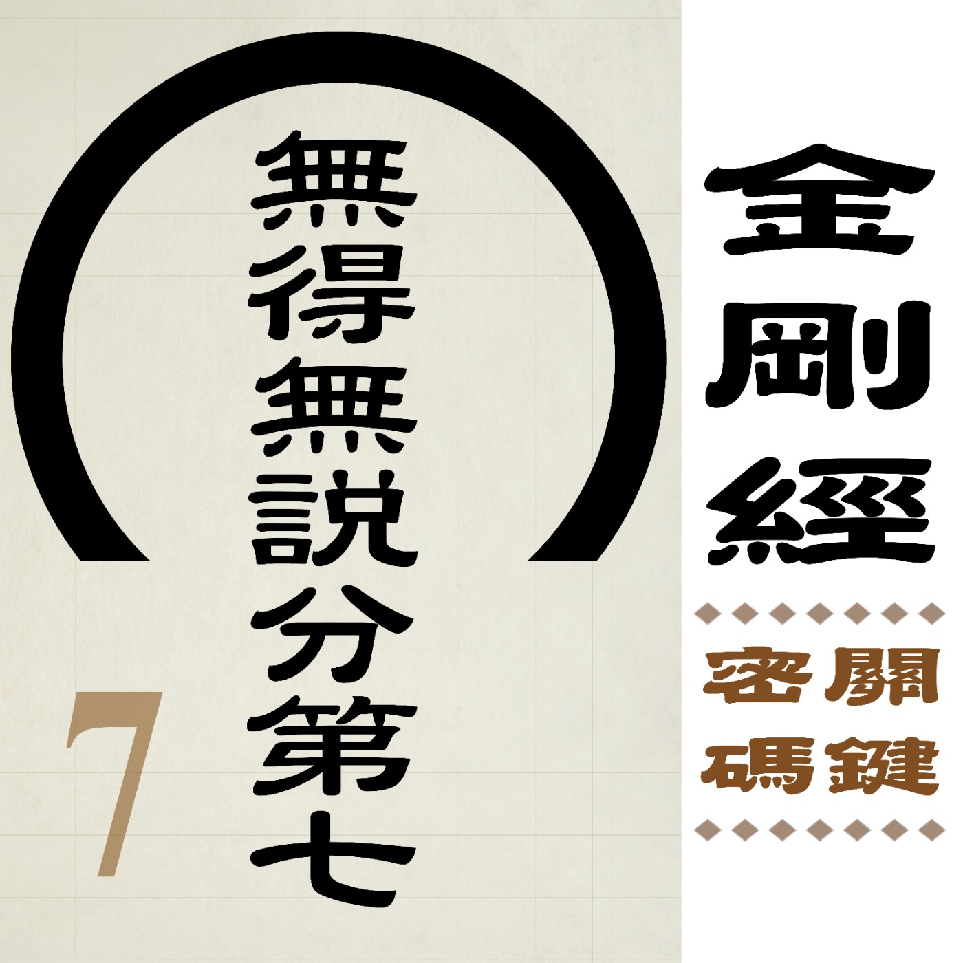 無得無說分第七-凡與聖的距離