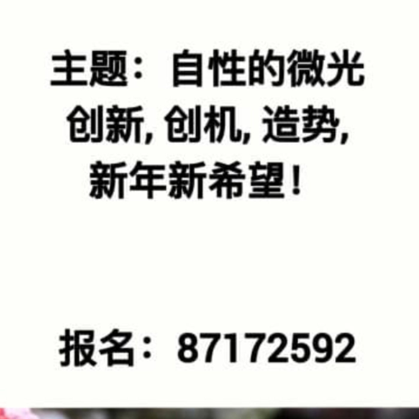 蘇馬利體〉全球課程訊息〉【自性的微光。創新、創機、造勢、新年新希望】施莉莉策略長2/19全球線上公益分享會