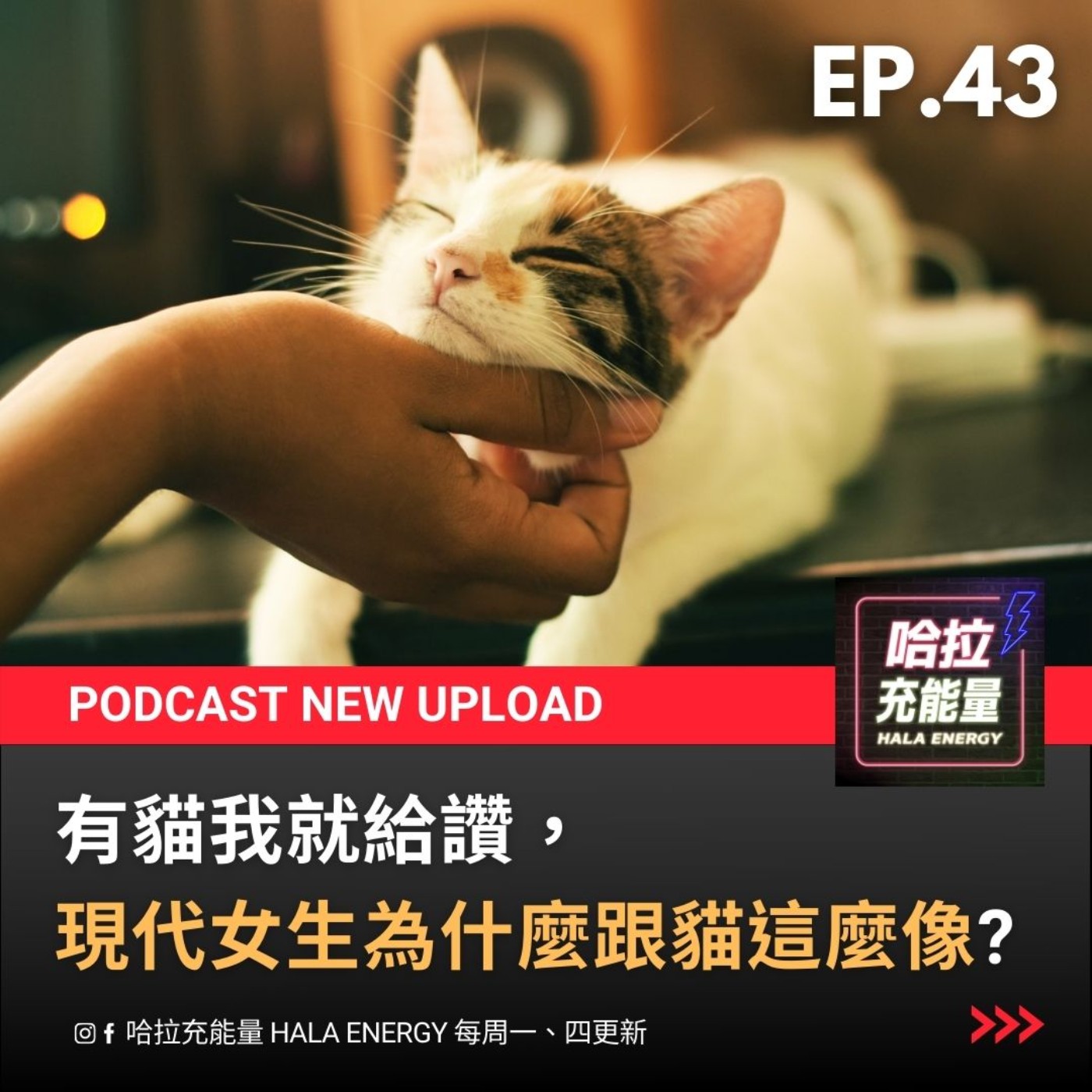 EP43-有貓我就給讚!現代女生為什麼跟貓這麼像? episode artwork