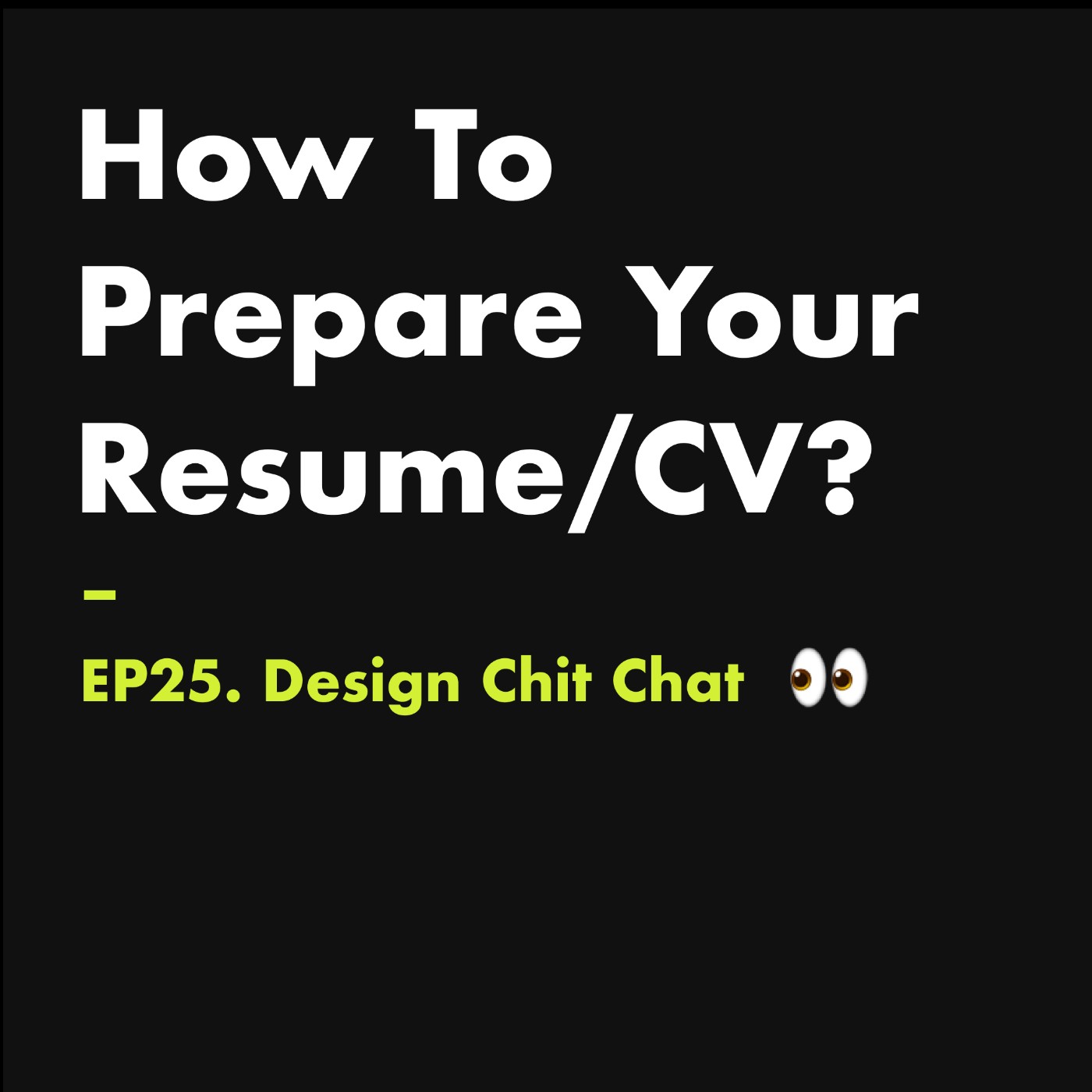 如何準備履歷 How to prepare your CV | Liya Li & Rice Tseng