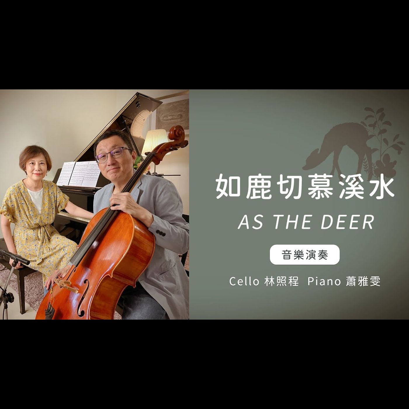 如鹿切慕溪水As the deer │Cello林照程 Piano 蕭雅雯│老照愛音樂│靈修音樂 episode artwork