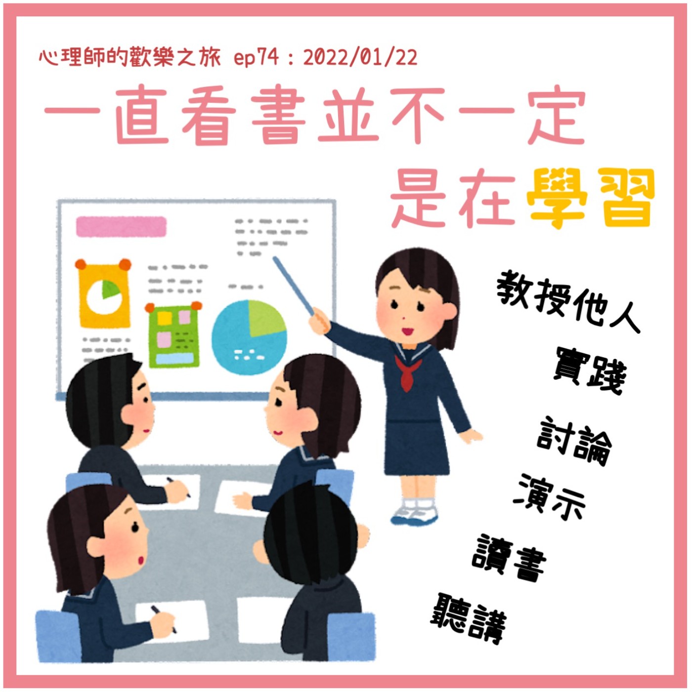 ep74 一直看書不一定是在學習 episode artwork