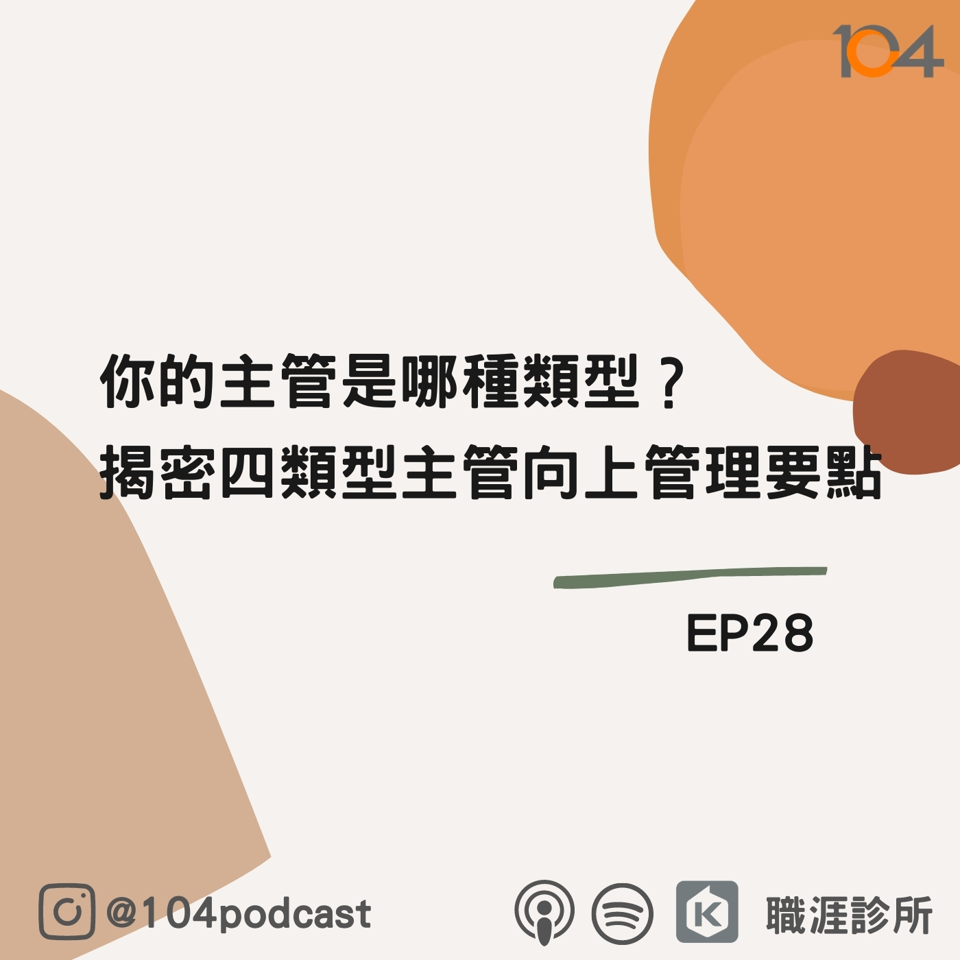 EP28 你的主管是哪種類型？揭密四類型主管向上管理要點  Live on Clubhouse episode artwork