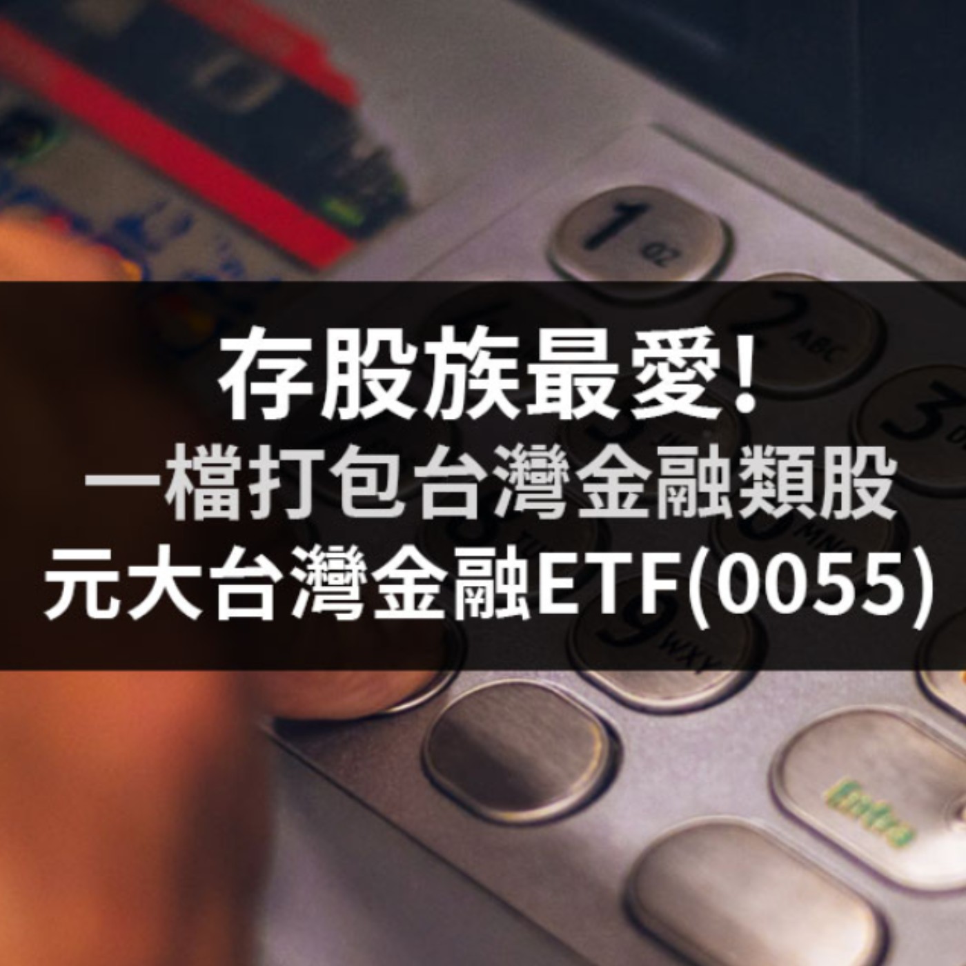 [#78] 台股分享 | 存股族最愛！一檔打包台灣金融類股的ETF 0055 元大台灣金融ETF