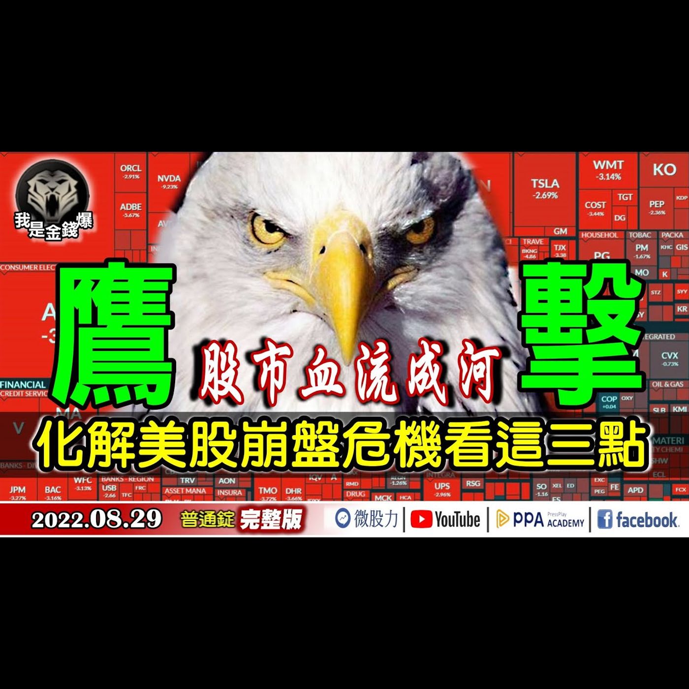 Fed鷹擊！股市血流成河！想化解美股崩盤危機！全看這三點？《我是金錢爆》普通錠 2022.0829 episode artwork