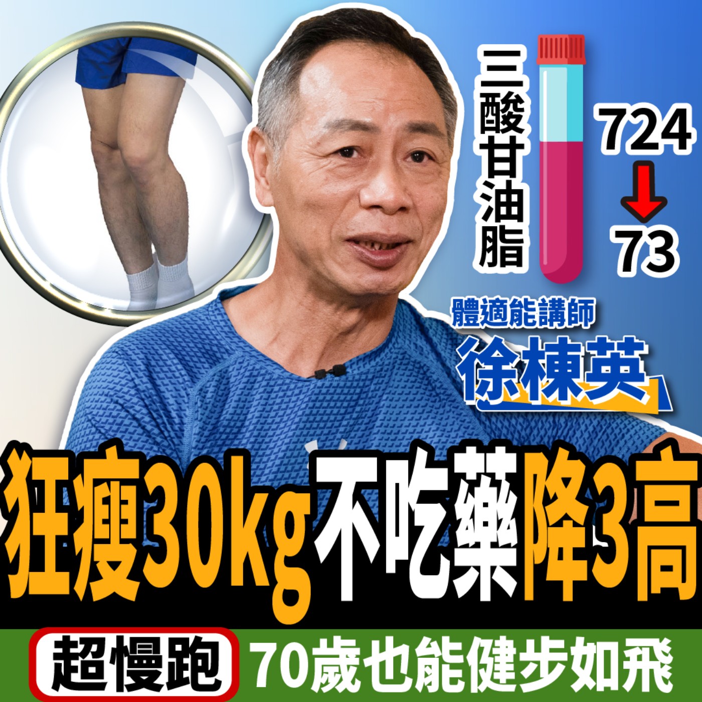 cover of episode 【健康】20分鐘降三高！專家教你超慢跑甩開肌少症：70歲也能健步如飛！ft. 徐棟英老師