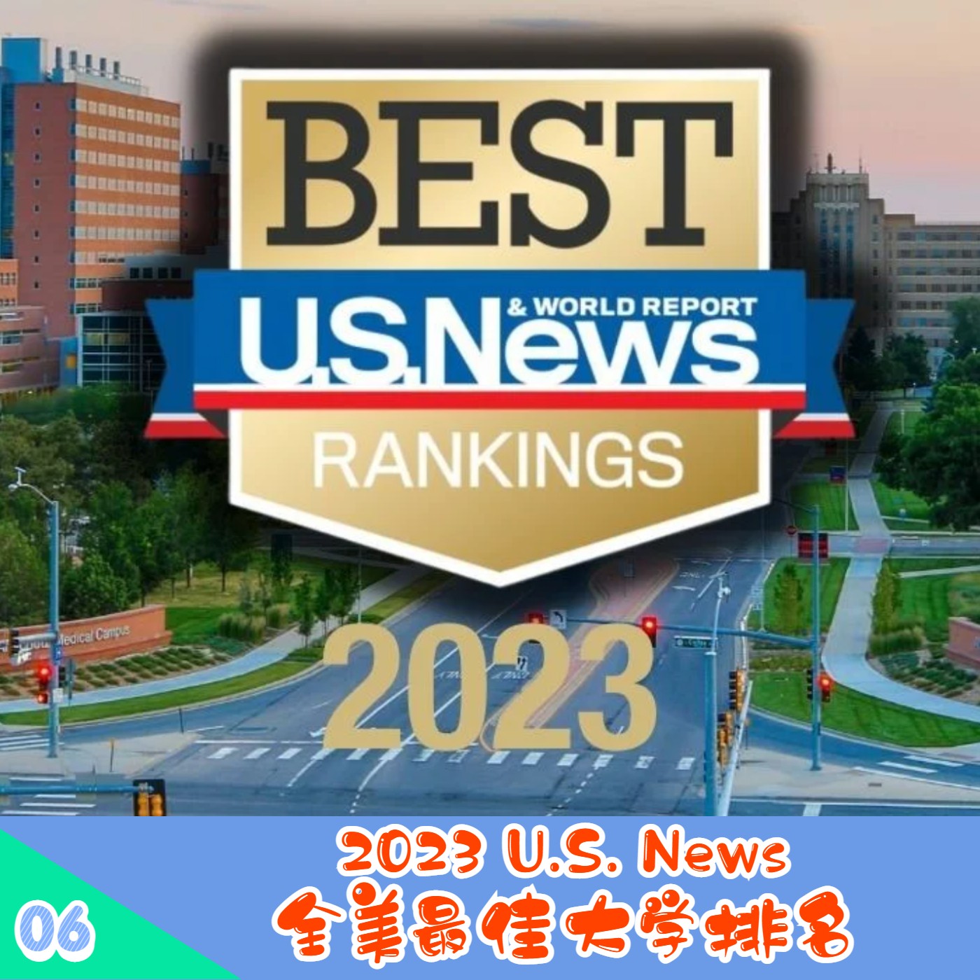 cover of episode 【超越优秀EP06】 | 2023 U.S. News全美最佳大学排名 | U.S. News排名指标 | U.S. News大学排名分析