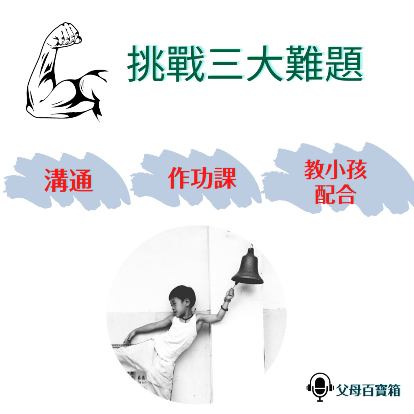 【父母百寶箱】挑戰三大難題：溝通、作功課、教小孩配合 episode artwork