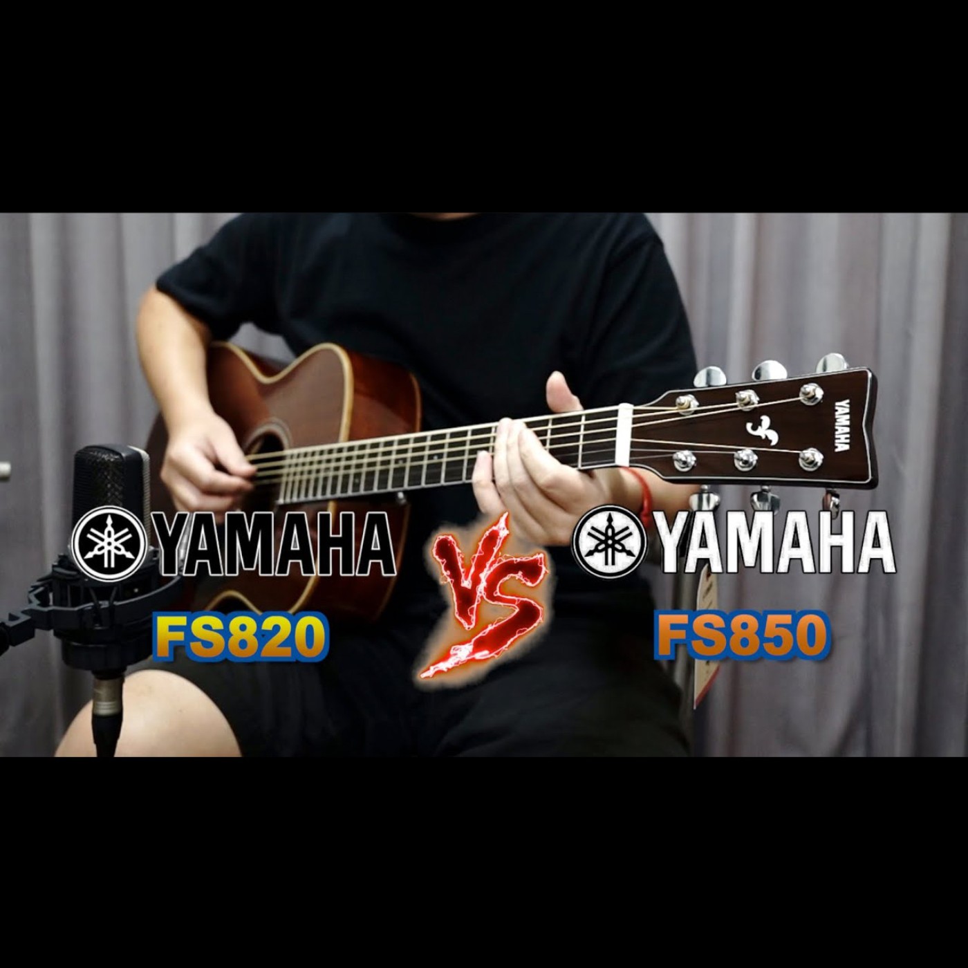 【YAMAHA】FS850 vs FS820 Guitars sound comparison DEMO