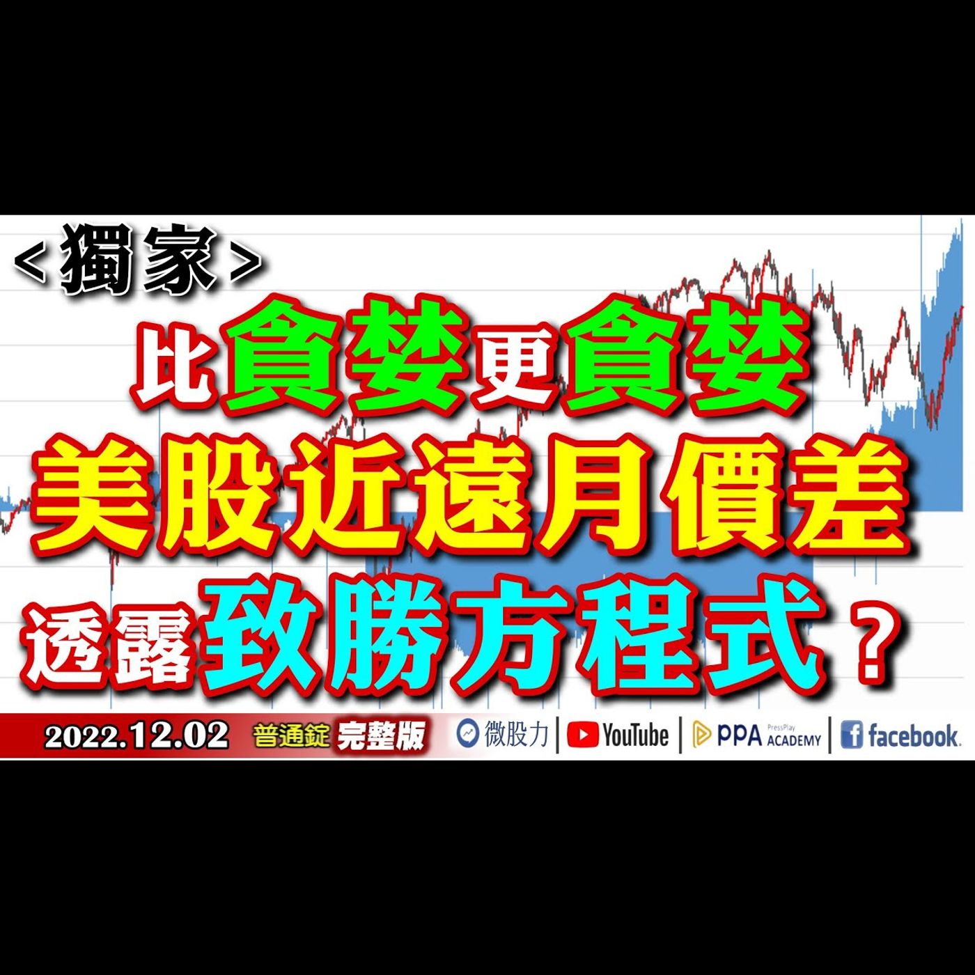 比貪婪更貪婪！獨家美股近遠月價差指標數據！透露致勝方程式？《我是金錢爆》普通錠 2022.1202 episode artwork