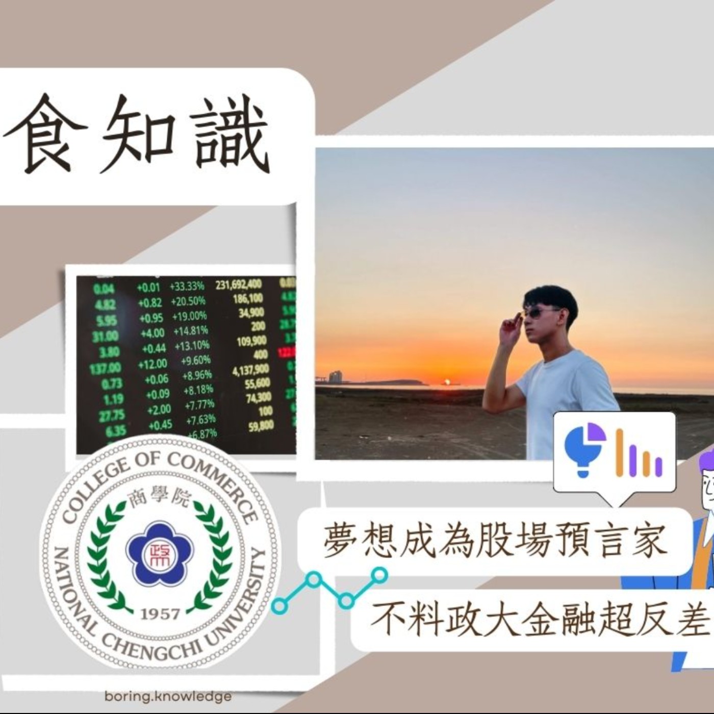 EP26 科系大揭密2【政大金融】 夢想成為股場預言家 不料政大金融超反差💼 episode artwork