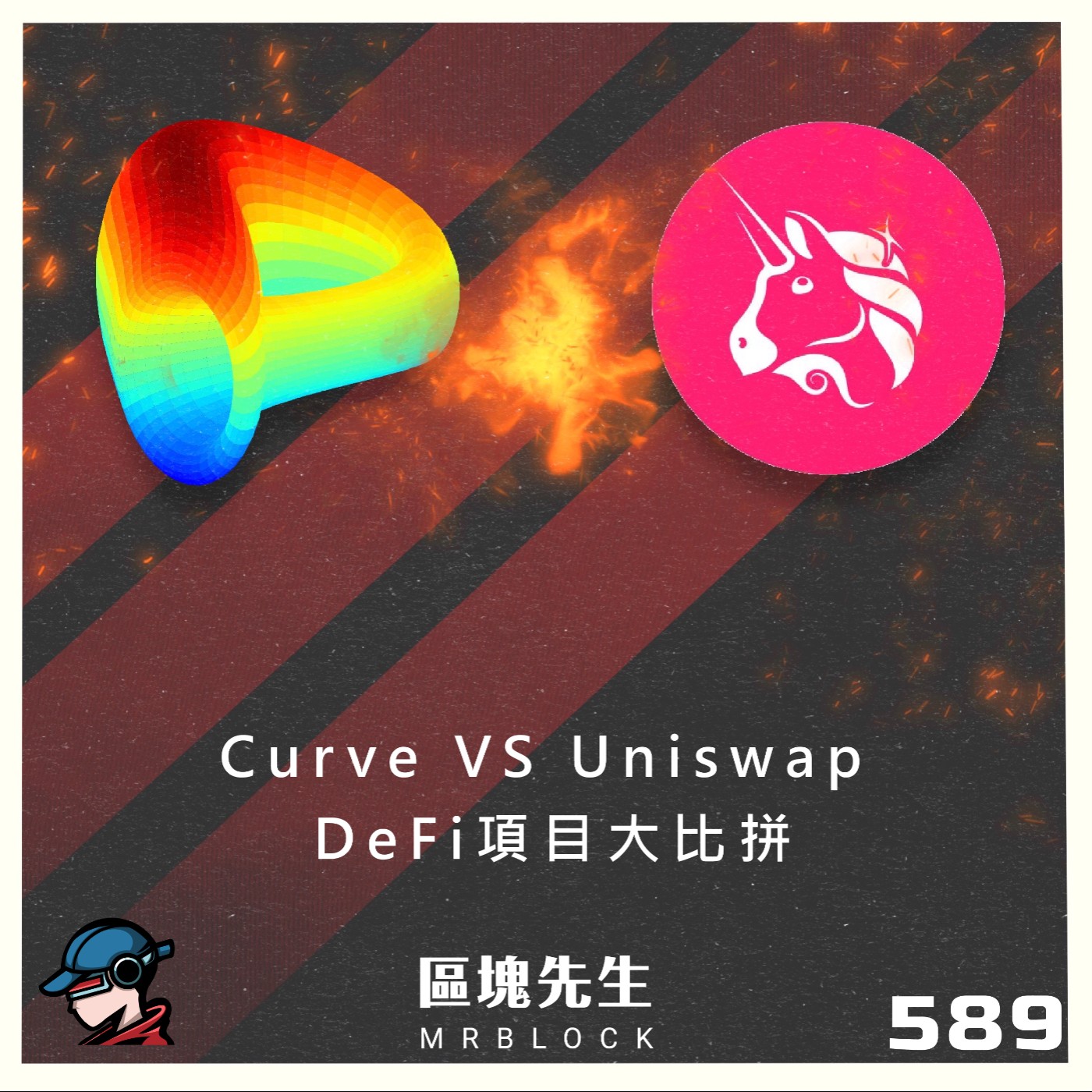 cover of episode 589集『Curve VS Uniswap』 DeFi項目大比拼