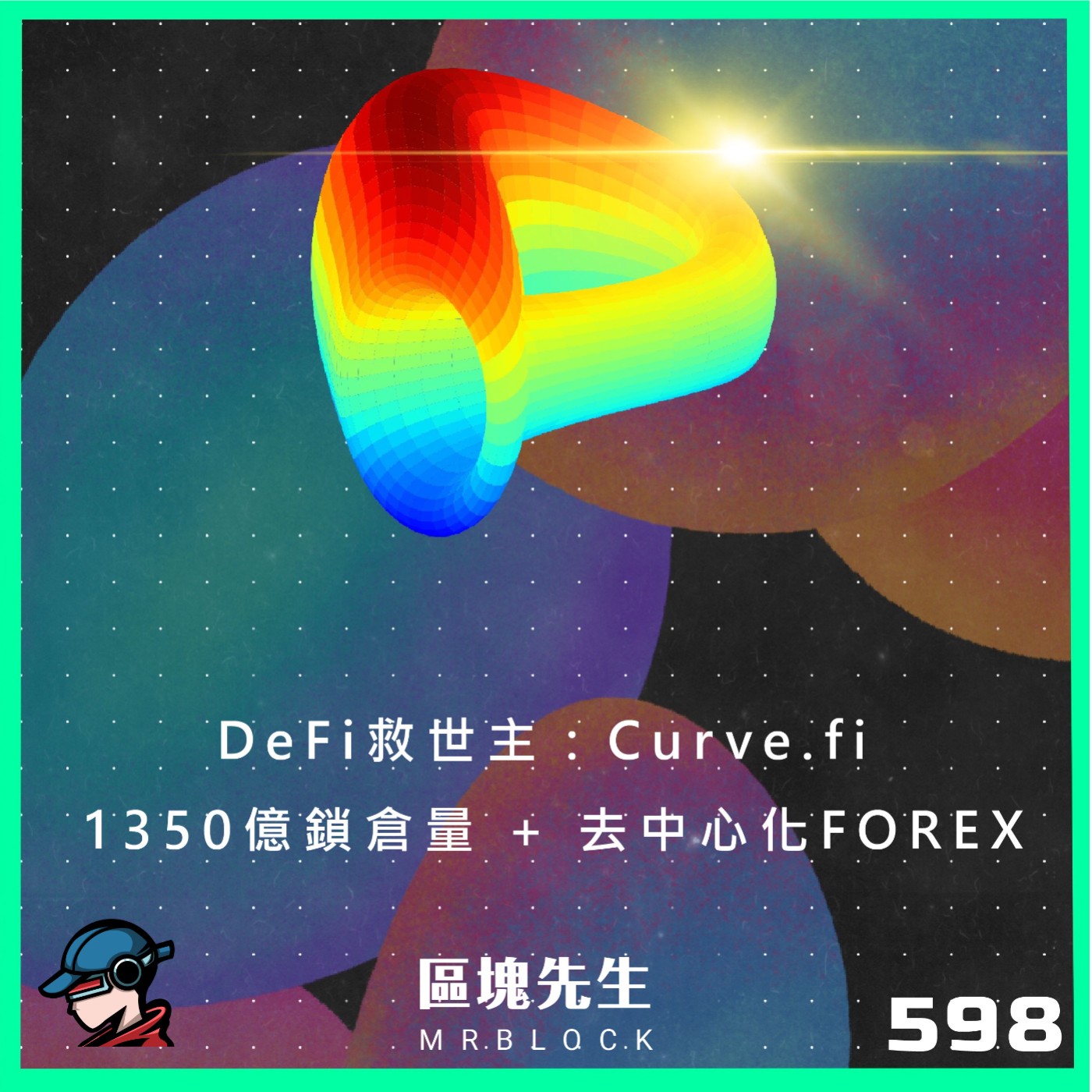 cover of episode 598集『DeFi救世主: Curve.fi』 1350億鎖倉量 + 去中心化FOREX