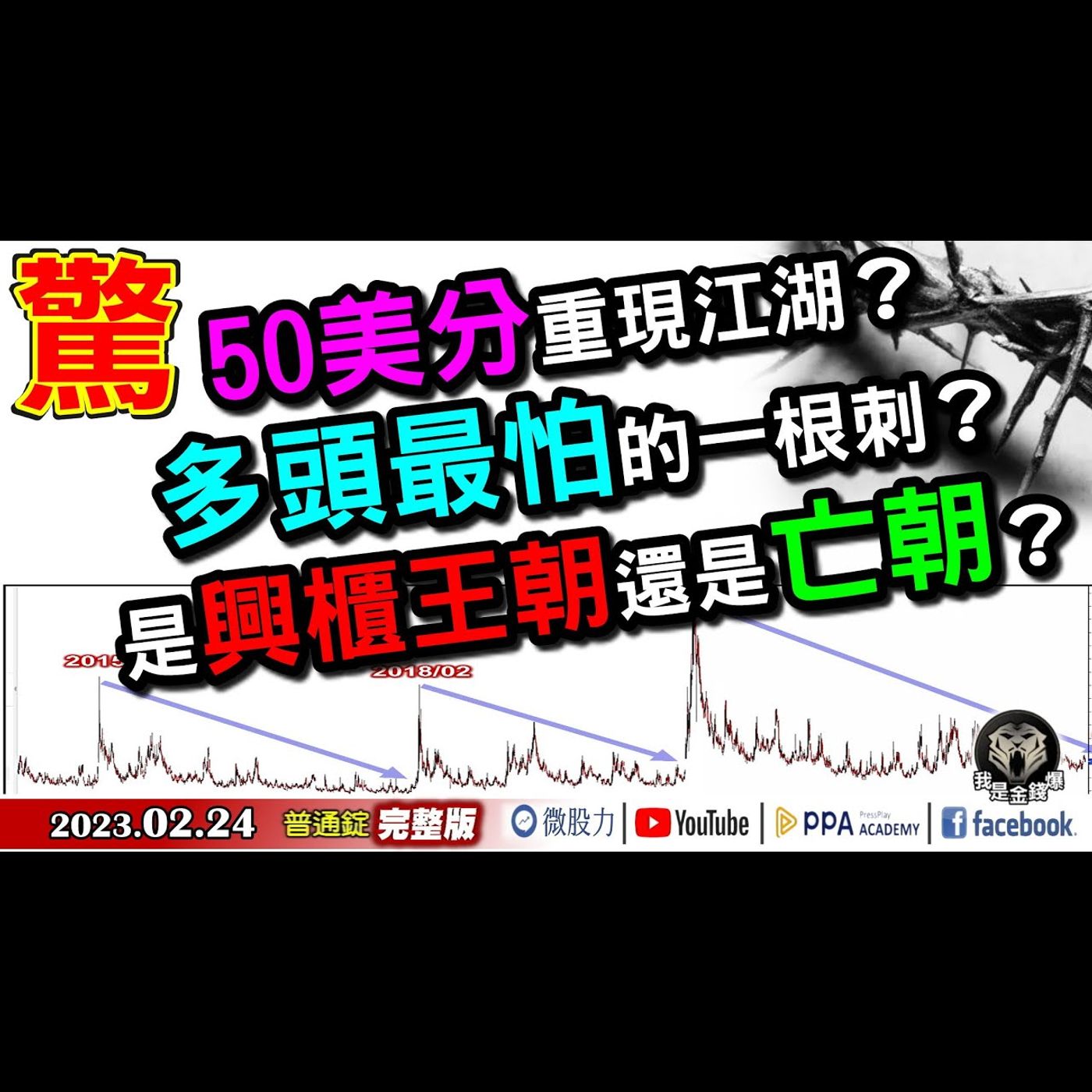 驚！50美分現江湖？多頭最怕的一根刺？是興櫃王朝還是亡朝？《我是金錢爆》普通錠 2023.0224 episode artwork