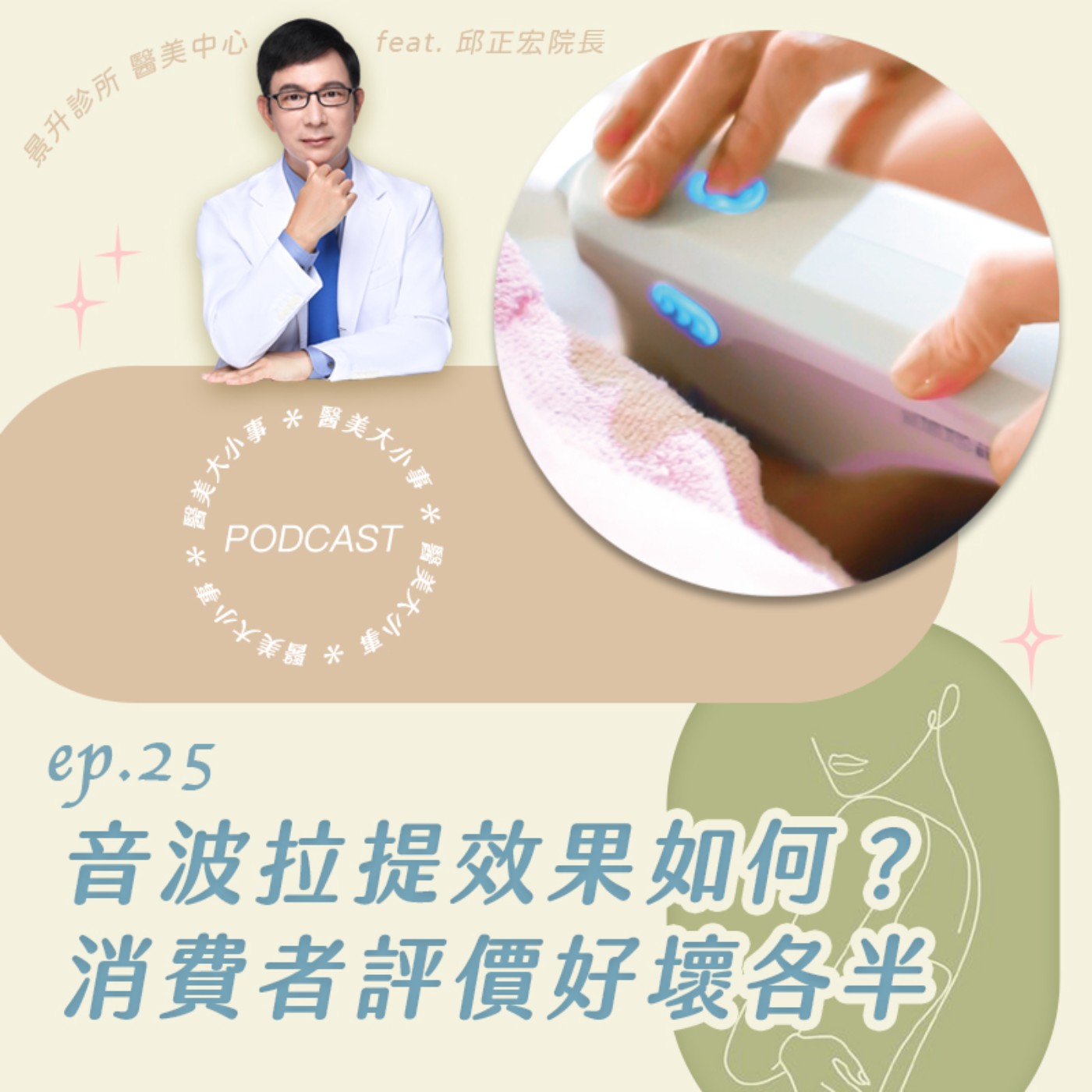 EP.25 音波拉提迷思破解！6成消費者不滿拉提效果、5成認為維持時間太短！