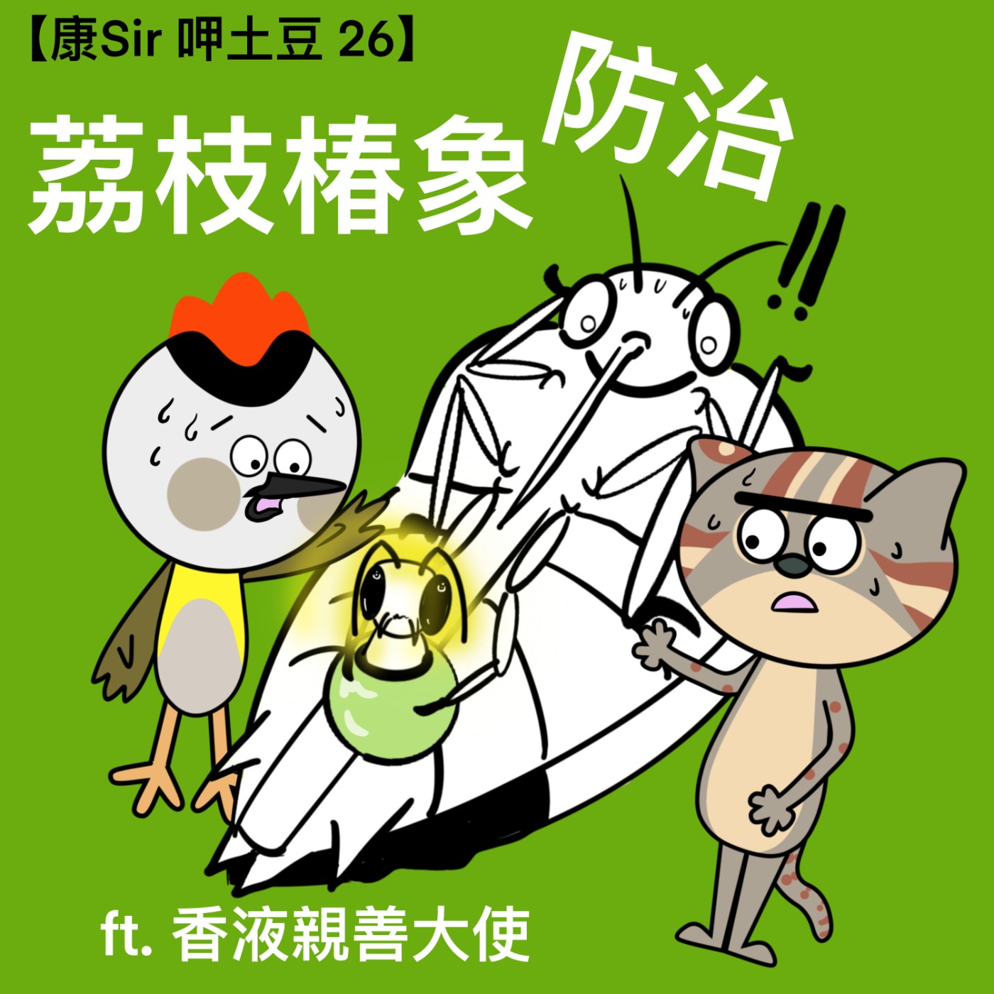 【康Sir呷土豆 26】荔枝椿象防治 ft. 香液親善大使 episode artwork