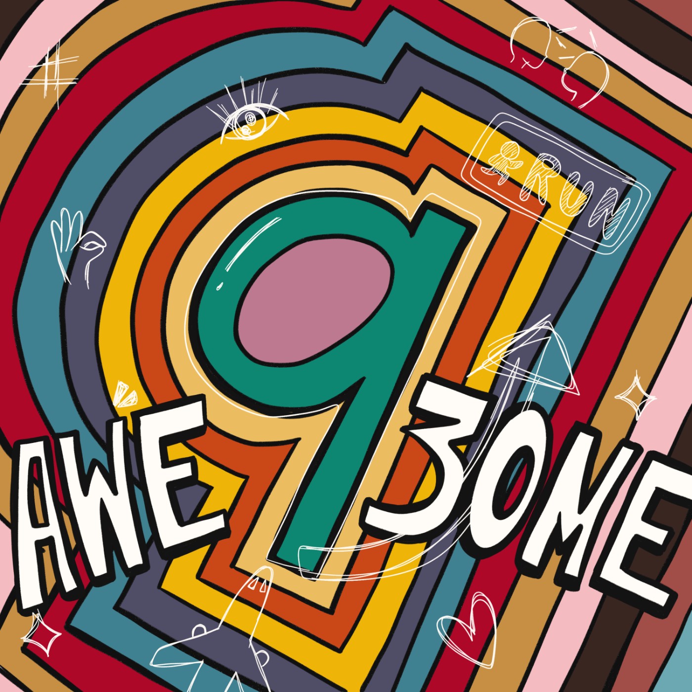 Awe93ome podcast artwork