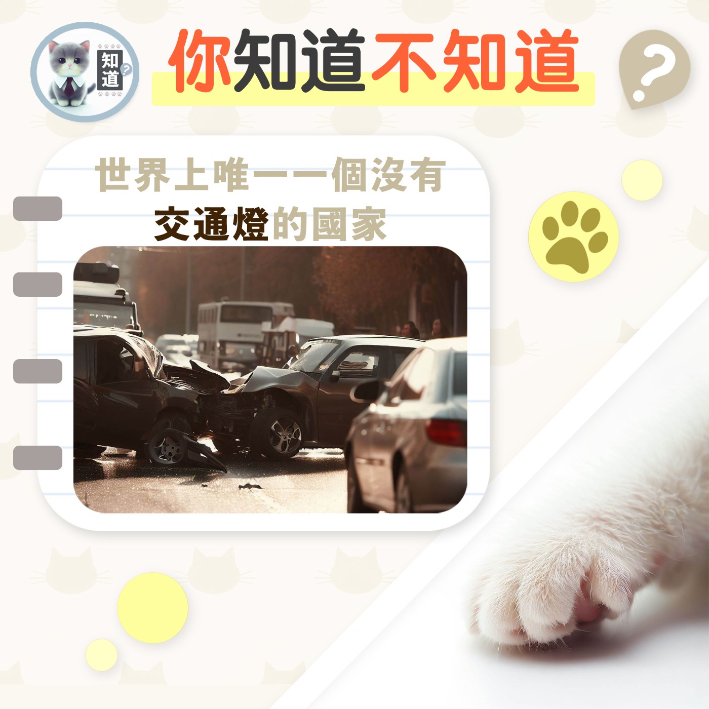 世界上一個沒有交通燈的國家▐  知道喵K.CatMeow - Podcast 電台 episode artwork