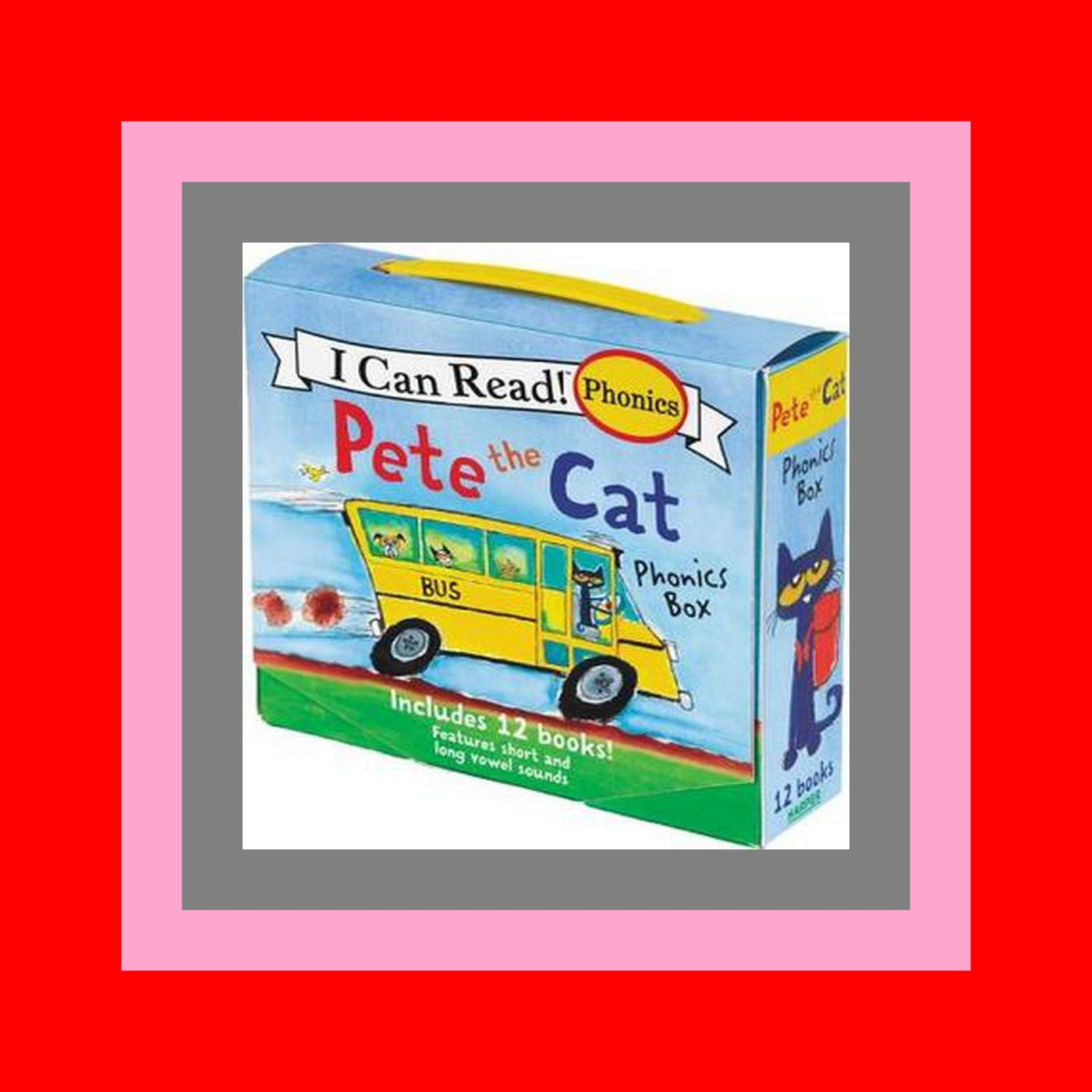 Ebook Online Pete the Cat 12-Book Phonics Fun! Includes 12 Mini-Books Featuring Short and Long Vowel Sounds (My First I Can Read) Download eBooks PDF  MOBI