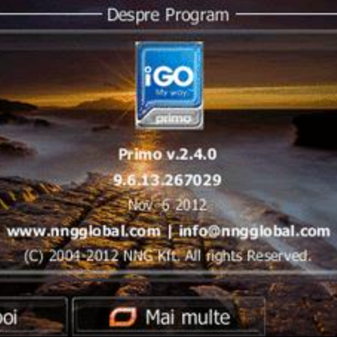 iGO Primo Infinity 2.4 versão 3.8 By Cozzi - (480x272/800x480