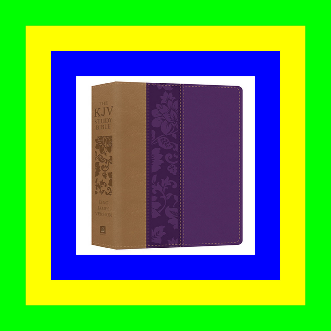 (ebook online) The KJV Study Bible - Large Print [Violet Floret] (King James Bible) PDF eBook