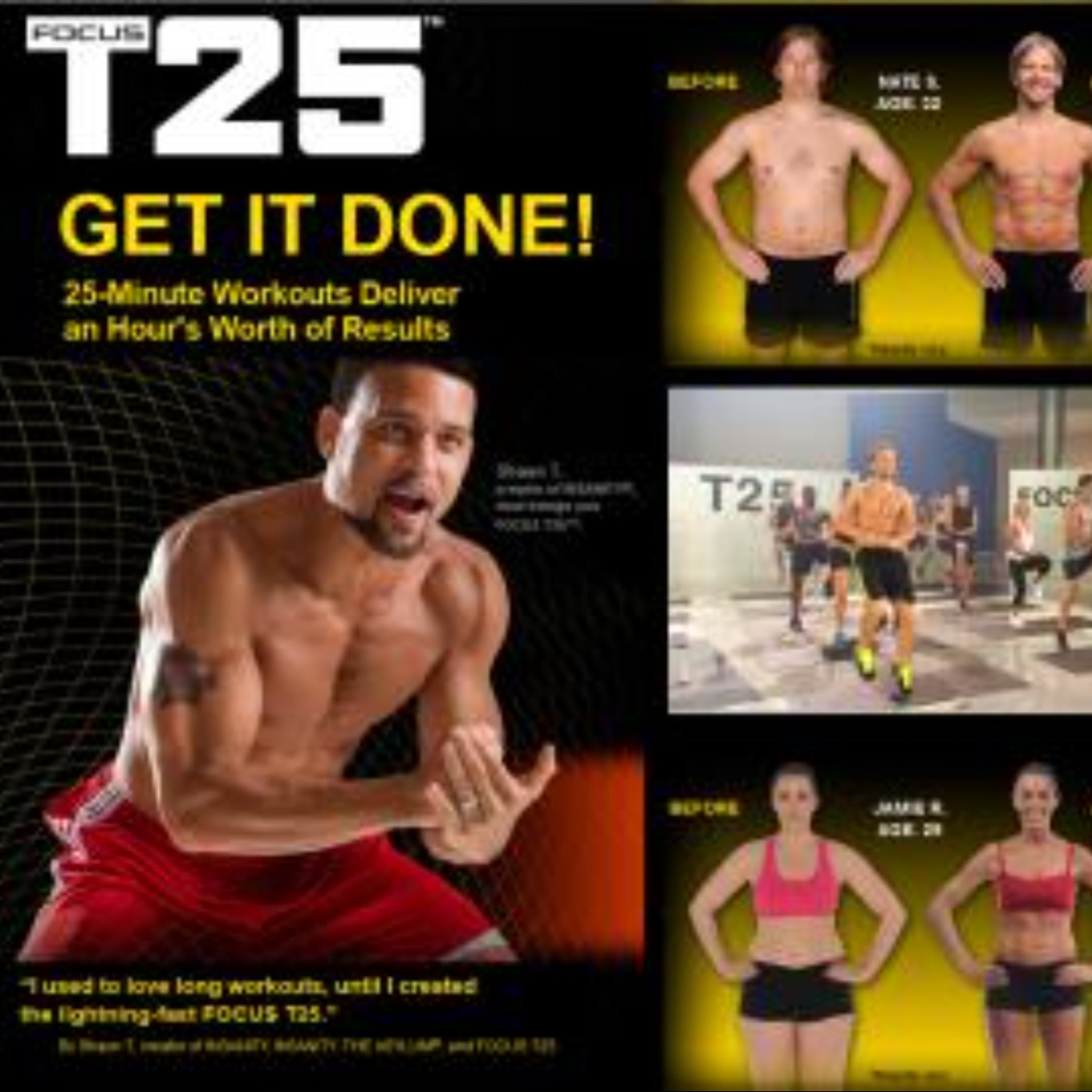 Focus T25 - A home workout that delivers results in 25 mins per day