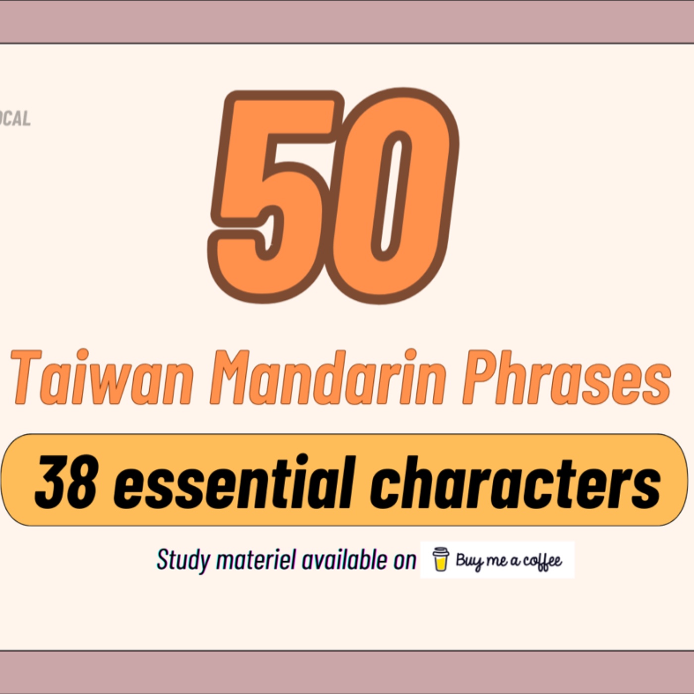 Taiwan Mandarin with Local Podcast