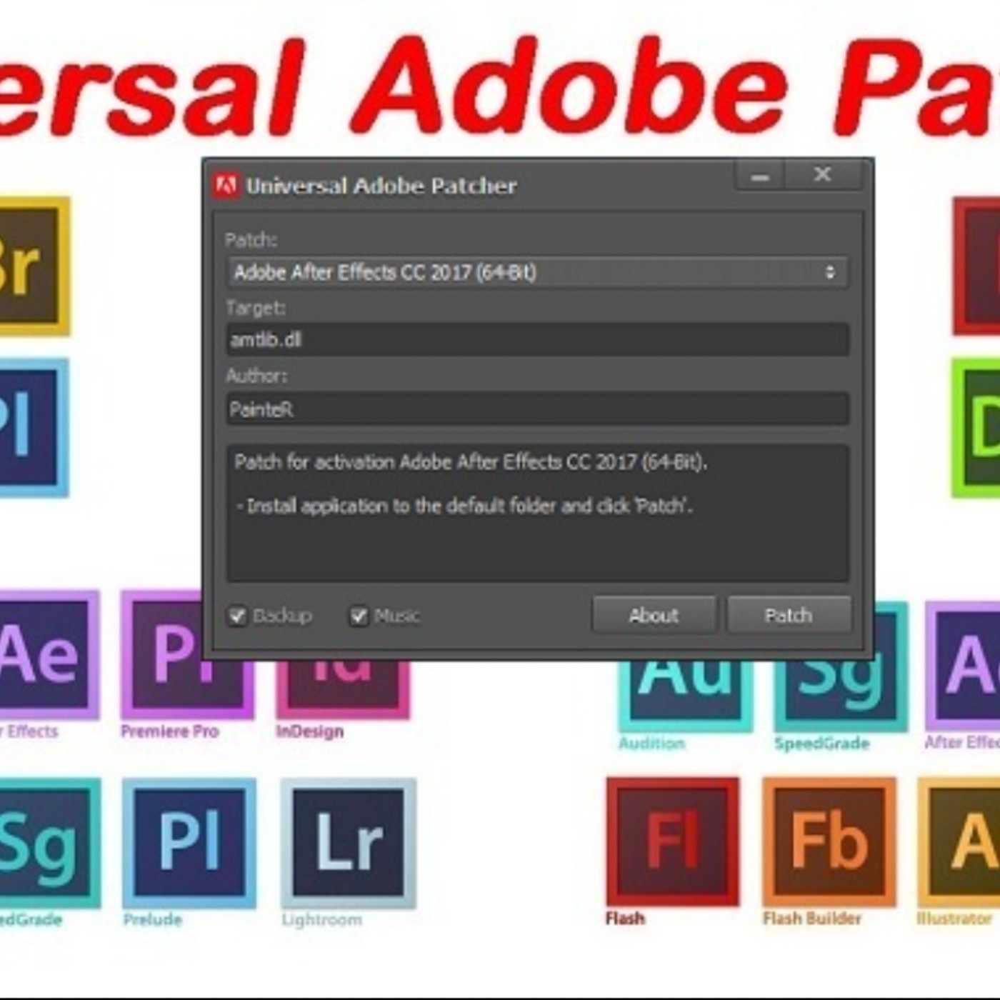 Adobe patcher
