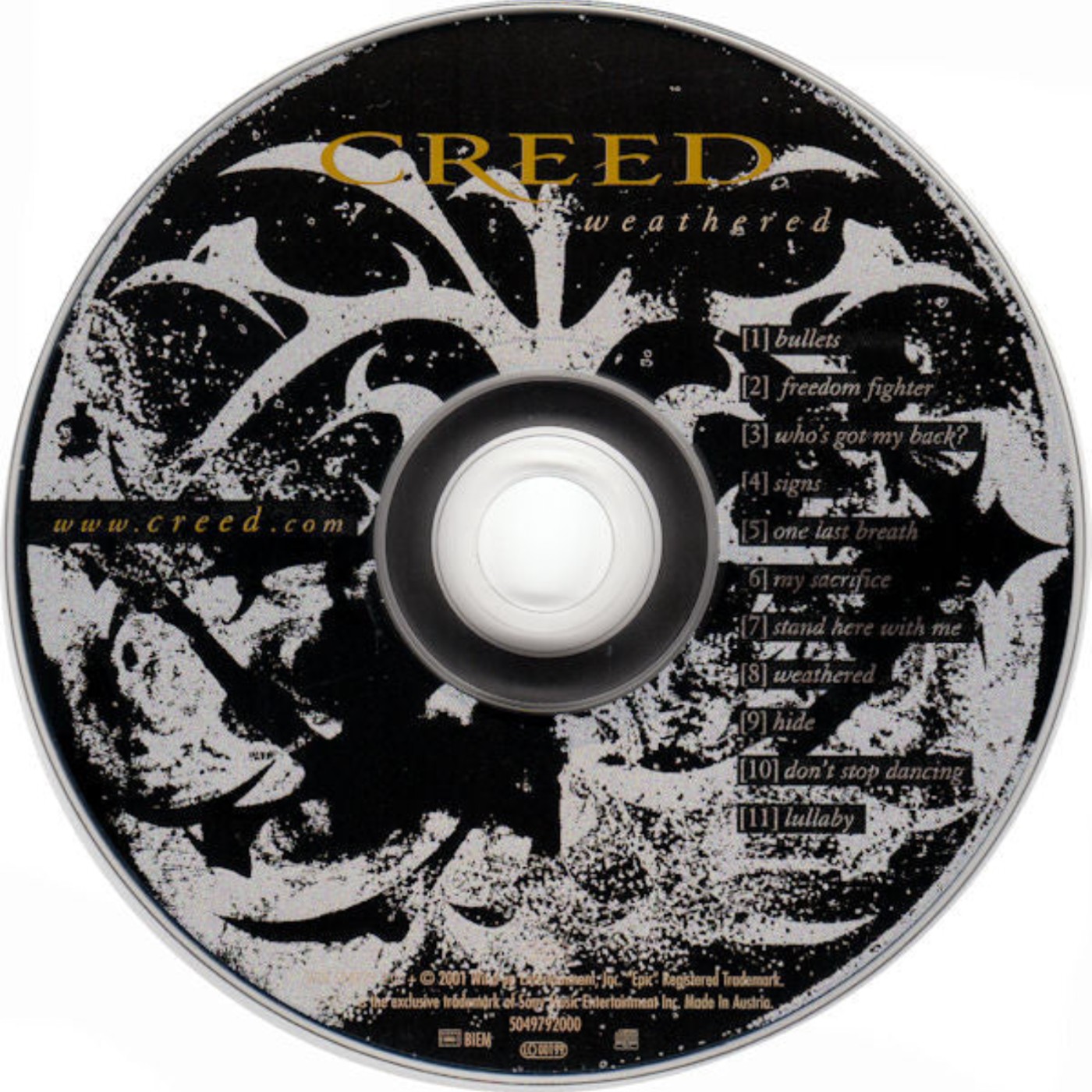 Creed released 'My Sacrifice' as the lead single off their 2001