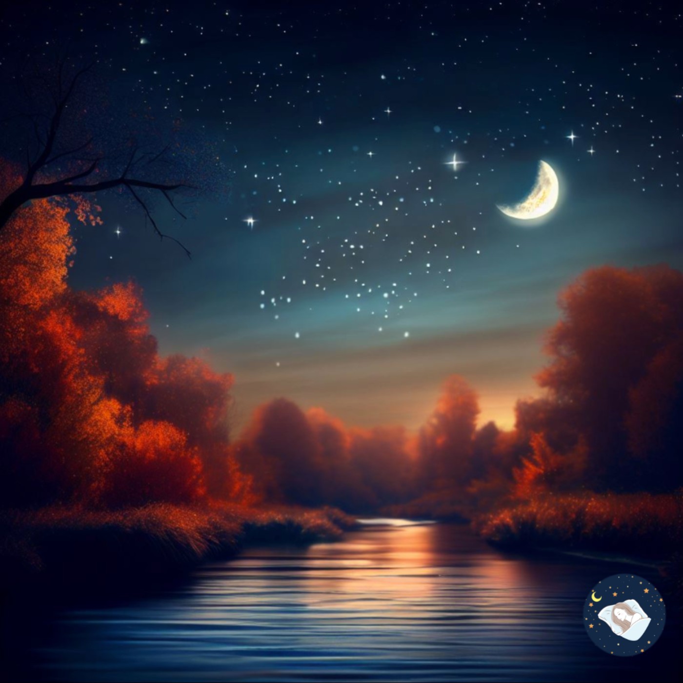 Ep35 睡眠冥想：愛的能量流動在秋夜 Sleep Meditation - The Flow of Love in the Autumn Night