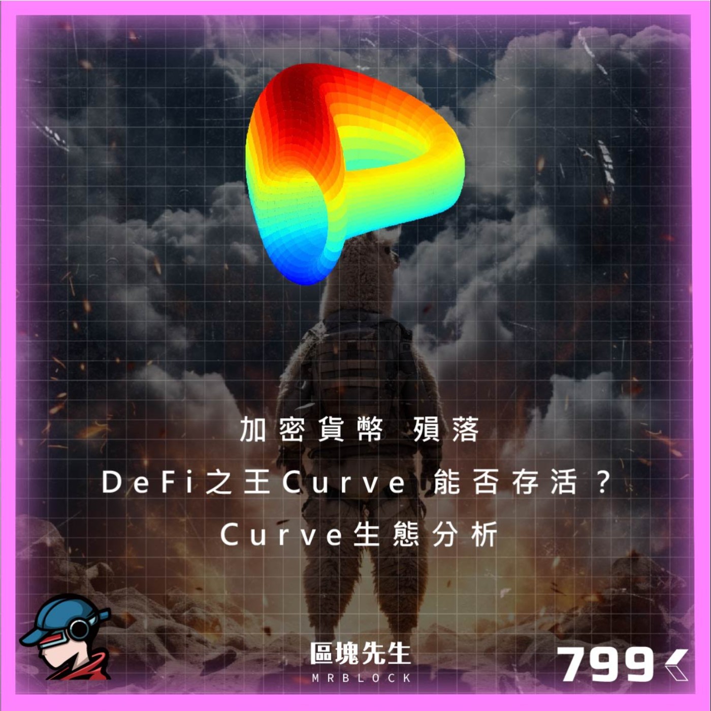 cover of episode 799集 『Curve生態分析』加密貨幣 殞落 DeFi之王Curve 能否存活？