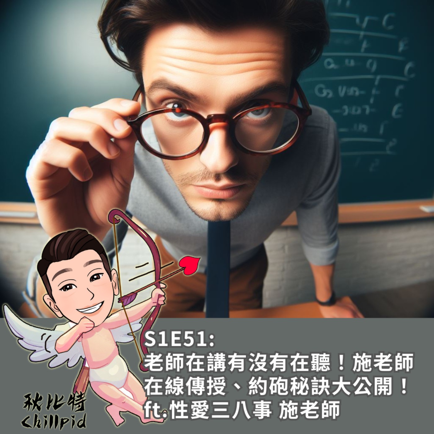 S1E51｜老師在講有沒有在聽！施老師在線傳授、約砲秘訣大公開！ft.性愛三八事 施老師 episode artwork