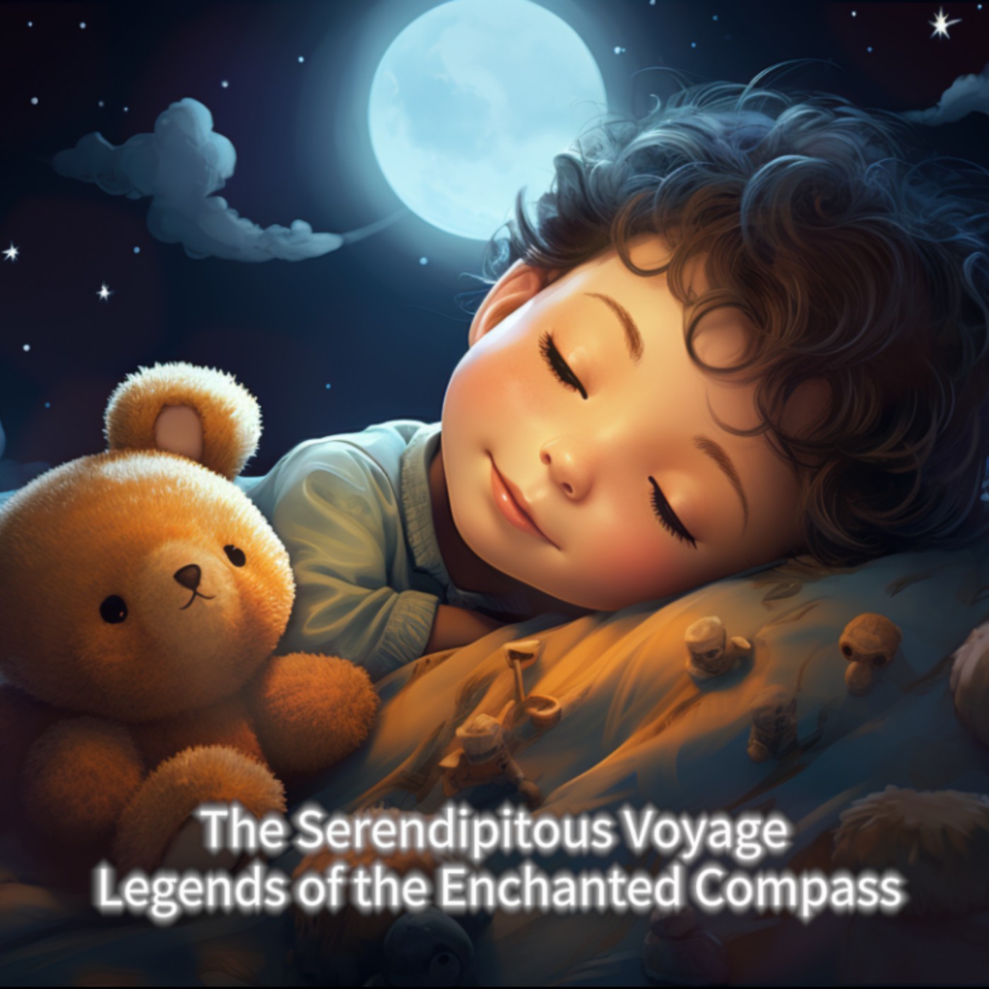 【Fall asleep in one minute】story name：The Serendipitous Voyage: Legends of the Enchanted Compass episode artwork