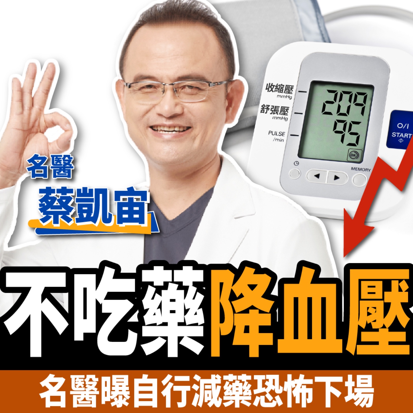 cover of episode 【下班經濟學＿健康】高血壓才不是吃太鹹？名醫3招不吃藥:遠離中風、加速血液循環！ ft.蔡凱宙醫師