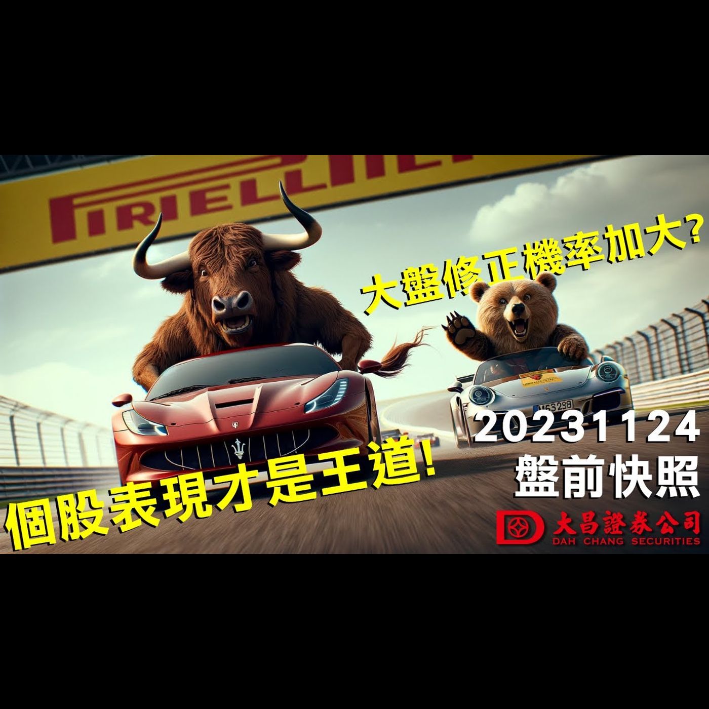 【大昌證券】2023年11月24日盤前快照：大盤修正機率加大？個股表現才是王道！ episode artwork