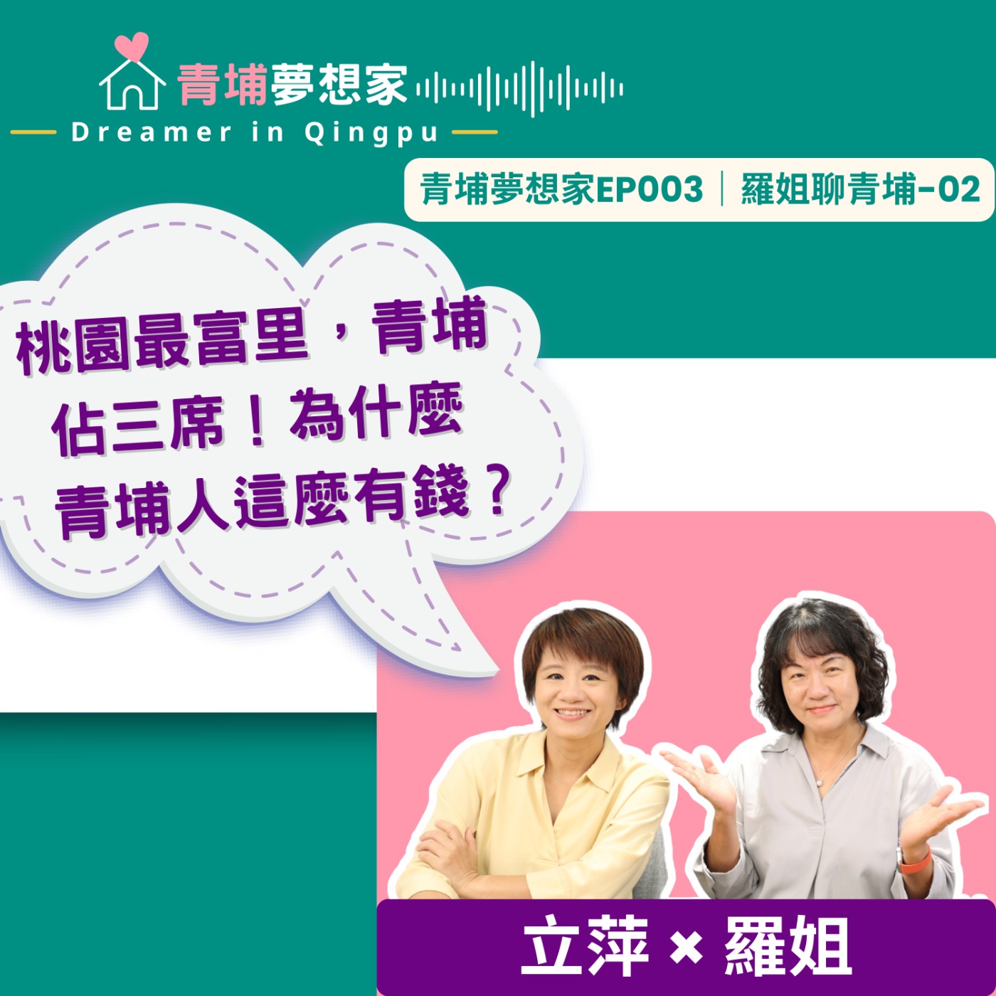 桃園最富里，青埔佔三席！為什麼青埔人這麼有錢？｜青埔夢想家Ep003｜羅姐聊青埔-02 episode artwork