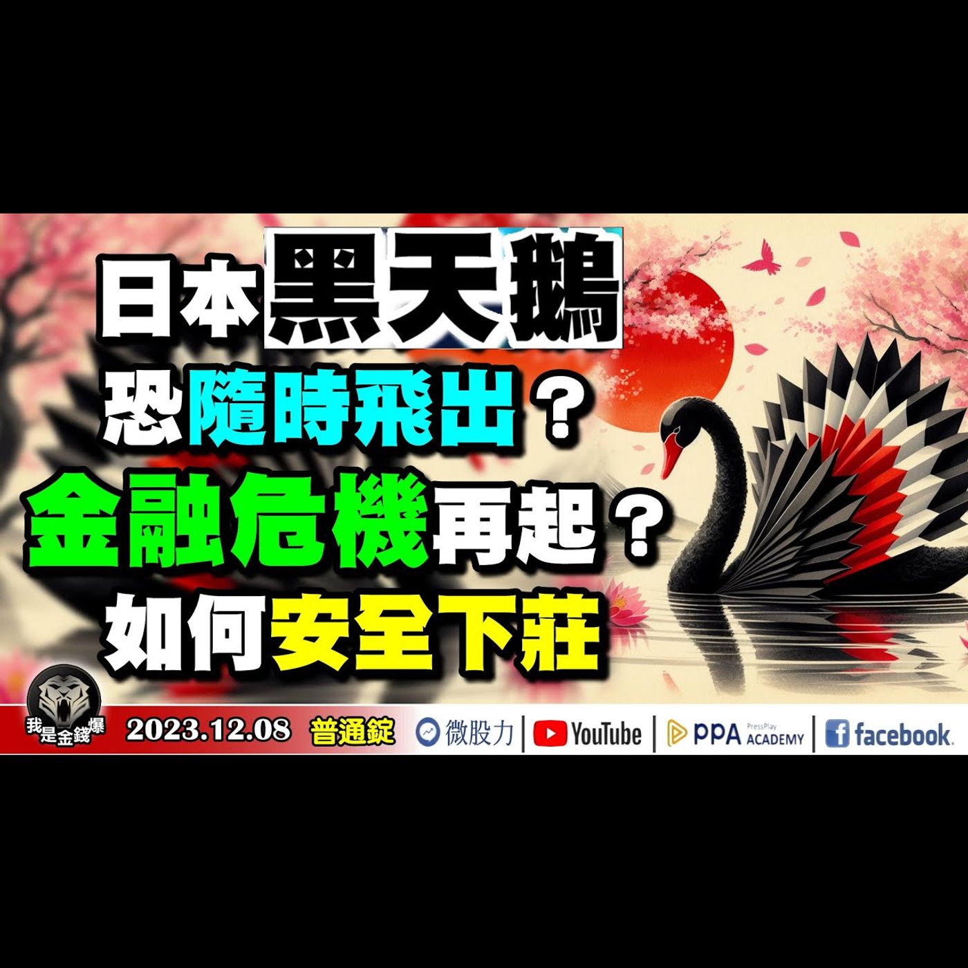 衰尾道人！日本「黑天鵝」恐隨時飛出？金融危機再起？如何安全下莊？《我是金錢爆》普通錠 2023.1208 #大K曾煥文#阿斯匹靈#廖祿民 episode artwork