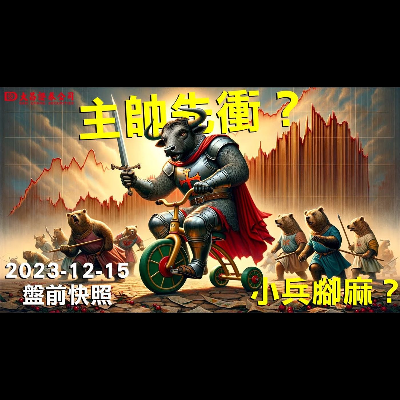 【大昌證券】2023年12月15日盤前快照：主帥先衝？小兵腳麻？ episode artwork