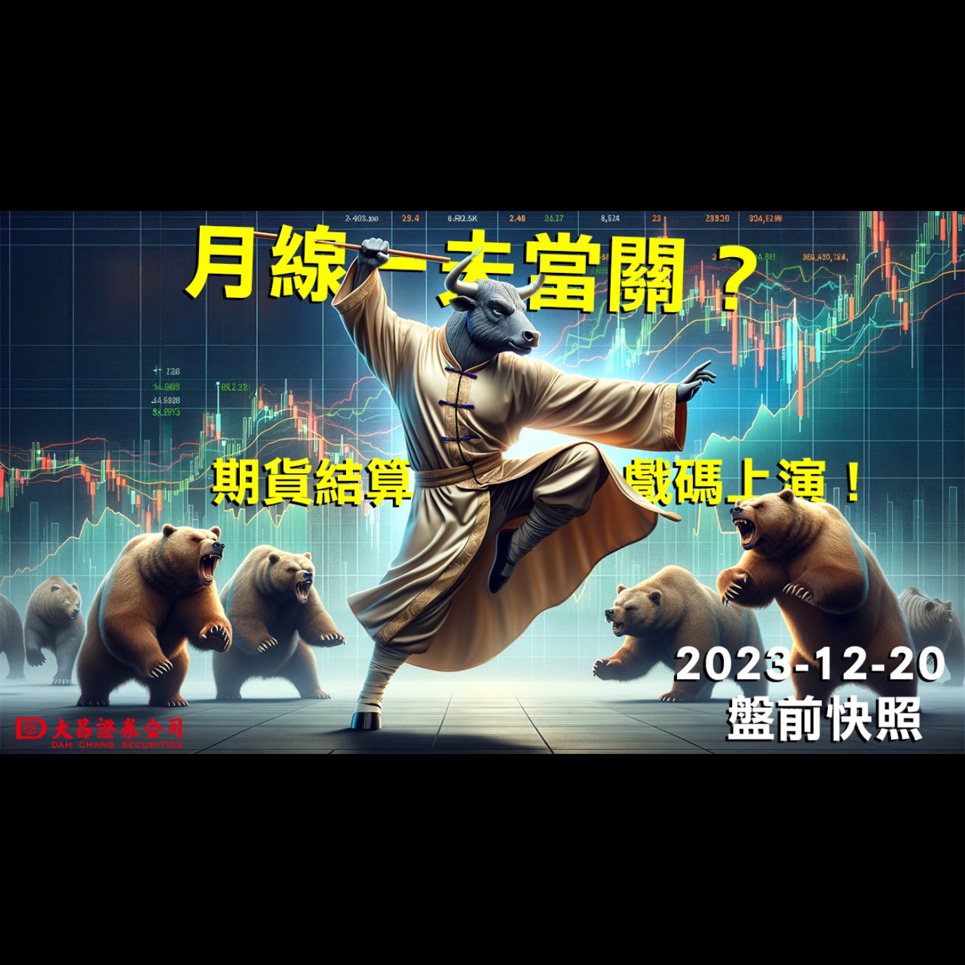 【大昌證券】2023年12月20日盤前快照：月線一夫當關？期貨結算戲碼上演！ episode artwork