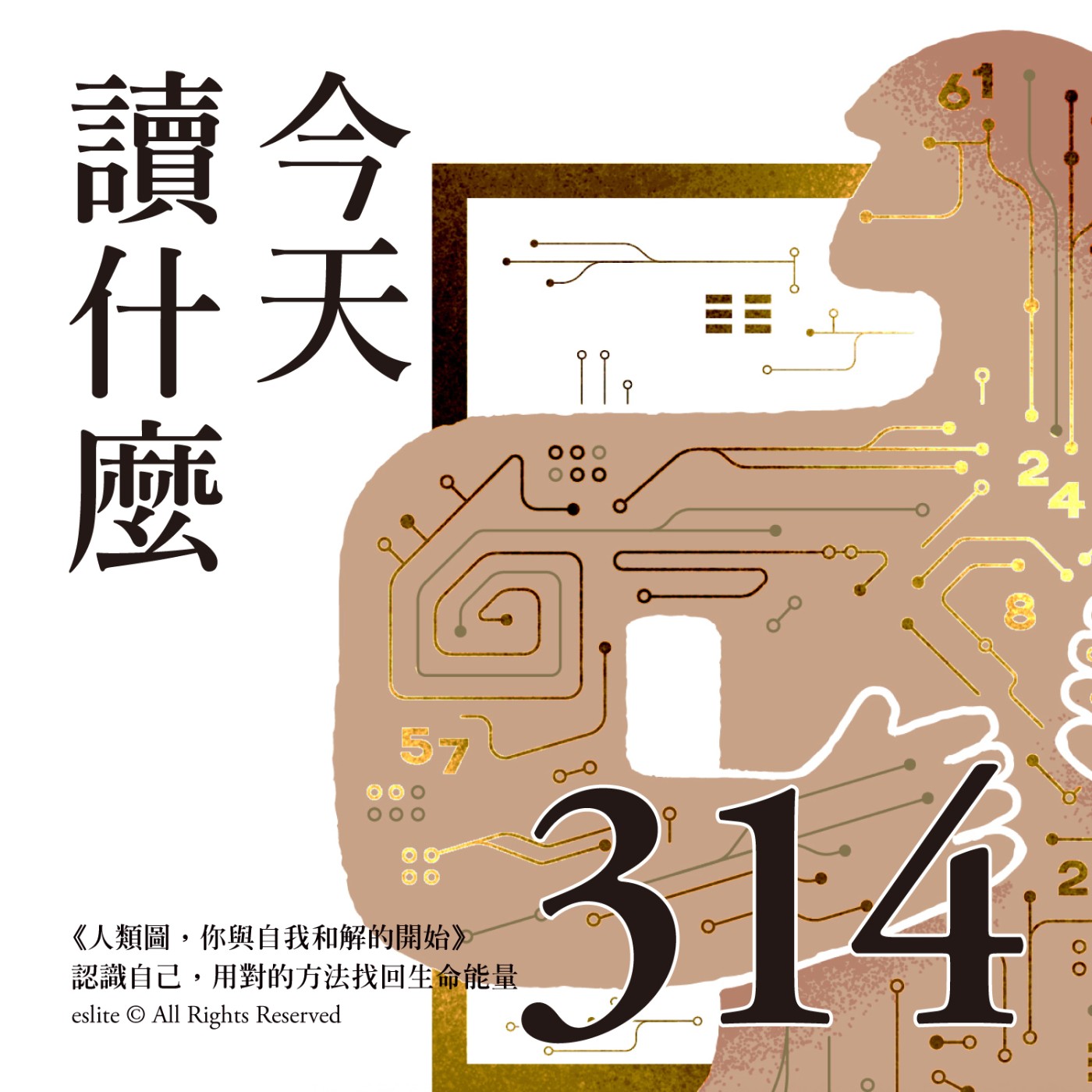 cover of episode EP314｜《人類圖，你與自我和解的開始》認識自己，用對的方法找回生命能量｜今天讀什麼