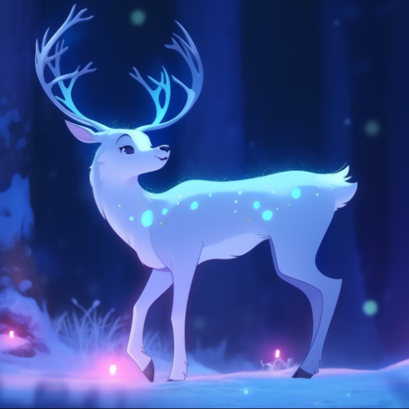 【Fall asleep in one minute】story name：Sparkle the Reindeer's Christmas Adventure #Children's #sleep #story episode artwork