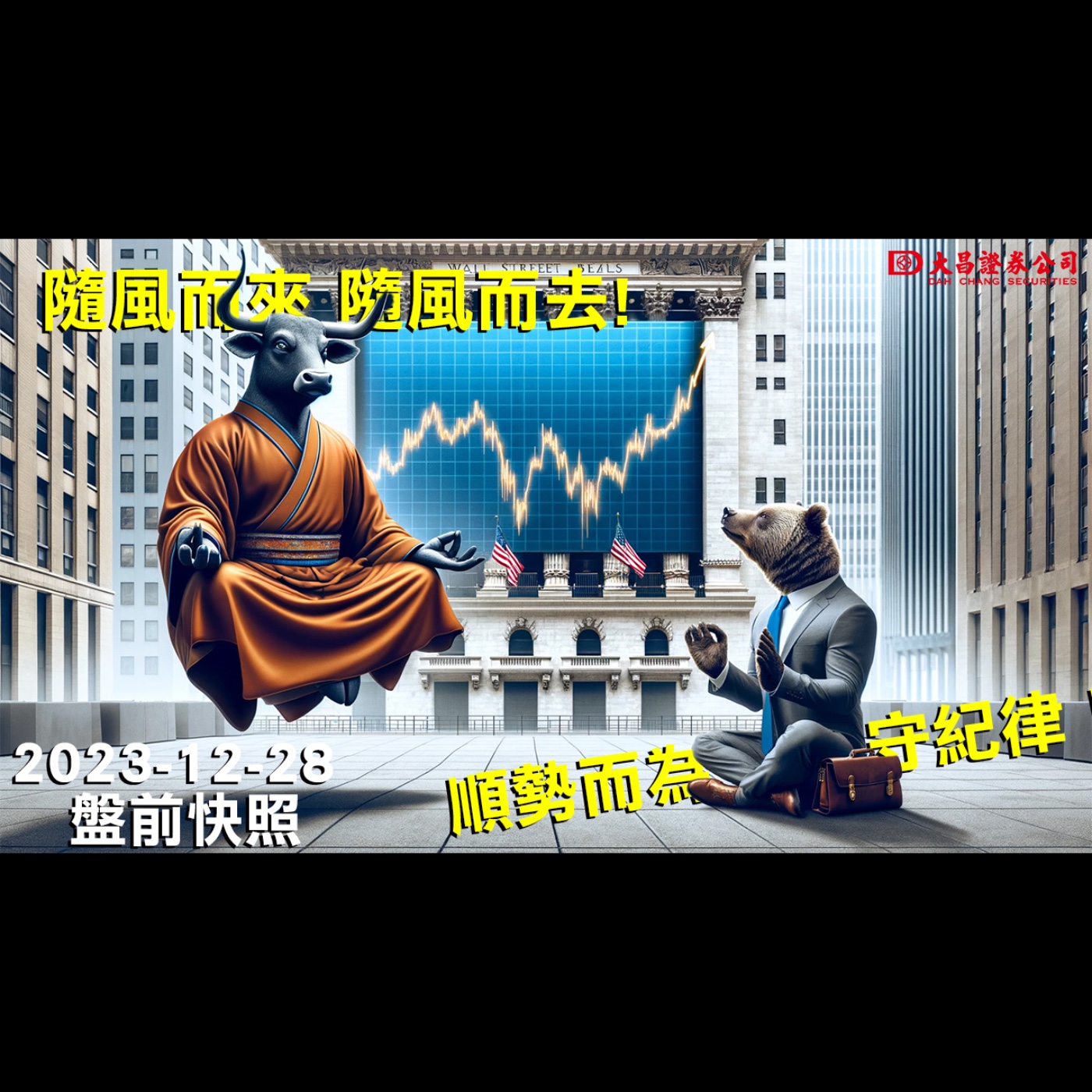 【大昌證券】2023年12月28日盤前快照：隨風而來，隨風而去！順勢而為•守紀律！ episode artwork