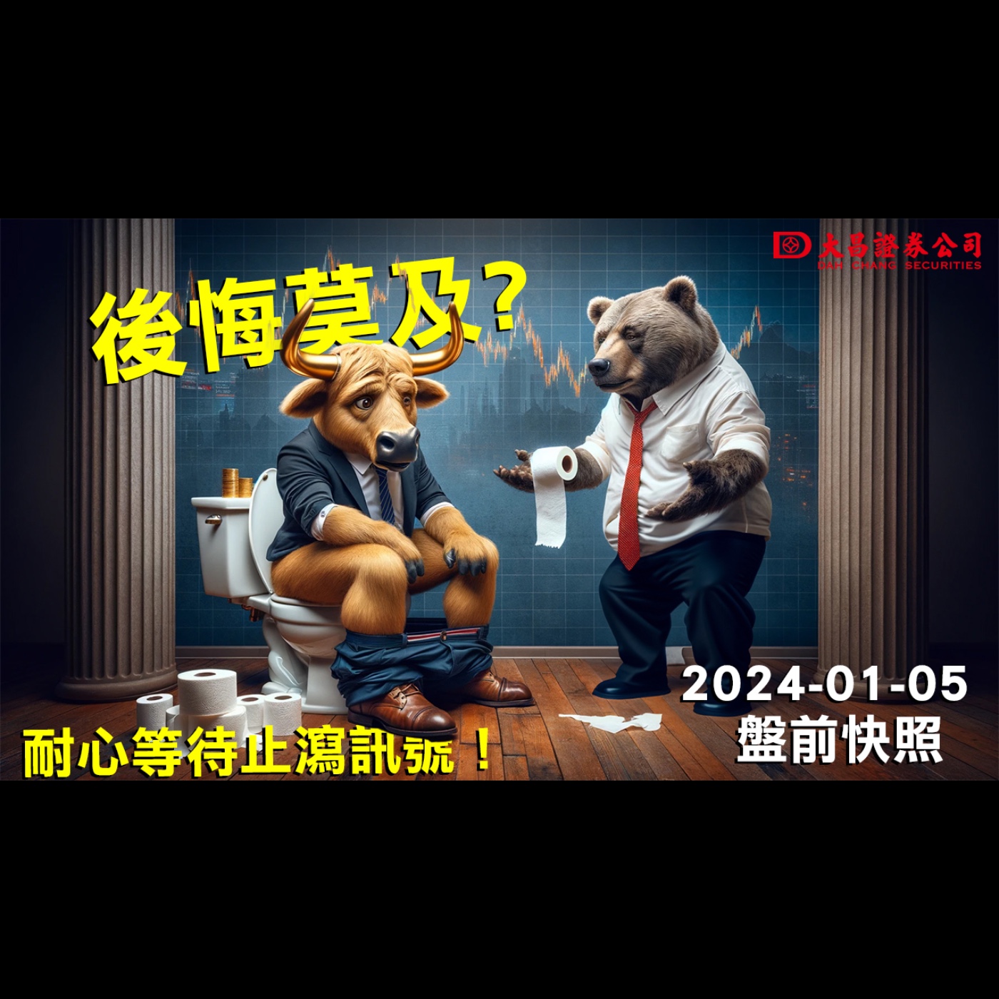【大昌證券】2024年1月5日盤前快照：後悔莫及？耐心等待止瀉訊號！ episode artwork