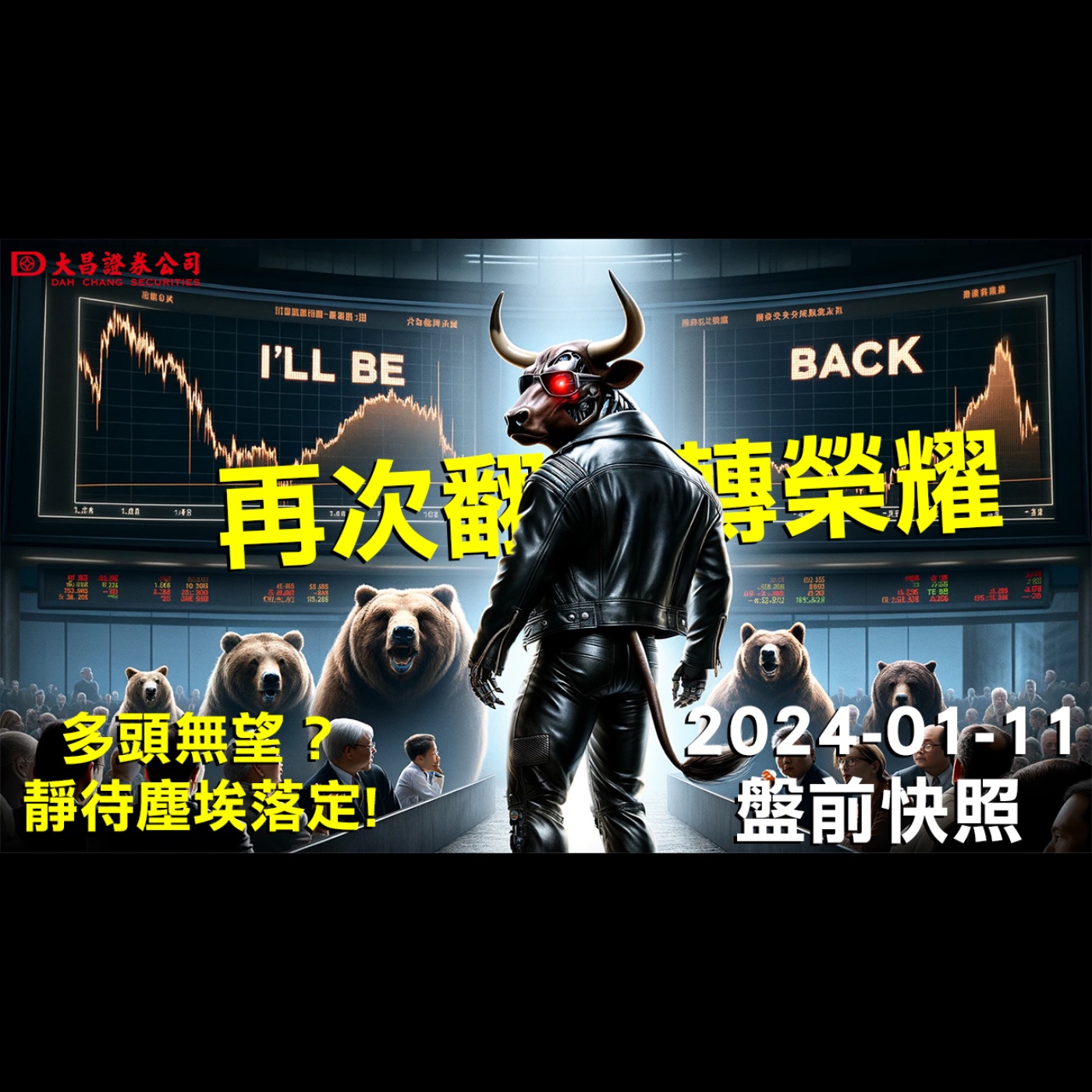 【大昌證券】2024年1月11日盤前快照：多頭無望？靜待塵埃落定，再次翻轉榮耀！ episode artwork