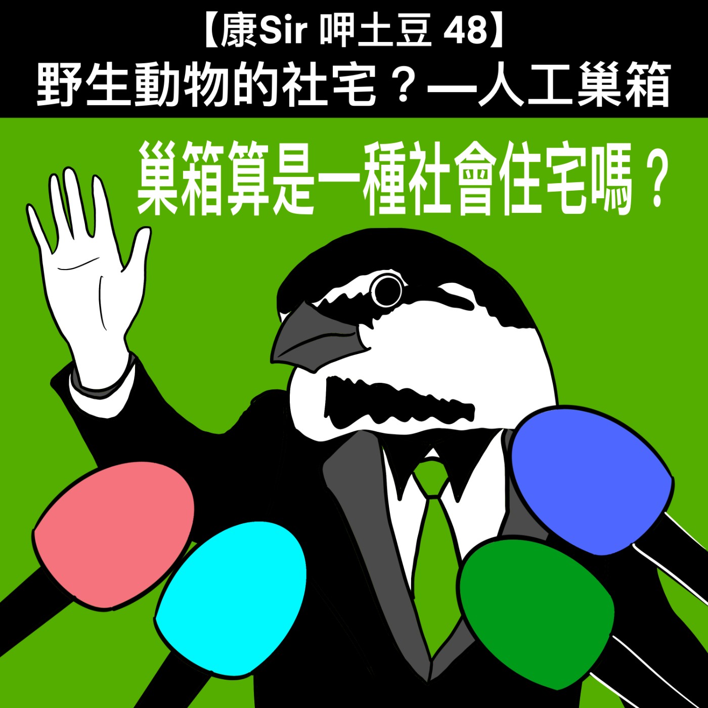 【康Sir呷土豆 48】野生動物的社宅─人工巢箱 episode artwork