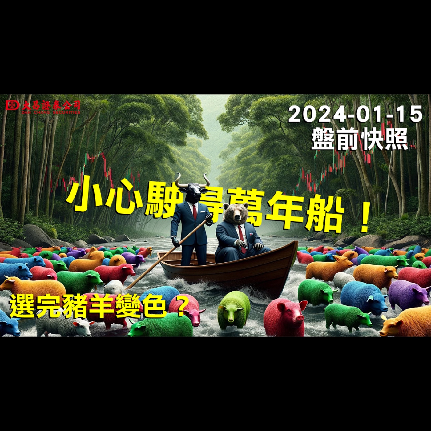 【大昌證券】2024年1月15日盤前快照：選完豬羊變色？小心駛得萬年船！ episode artwork